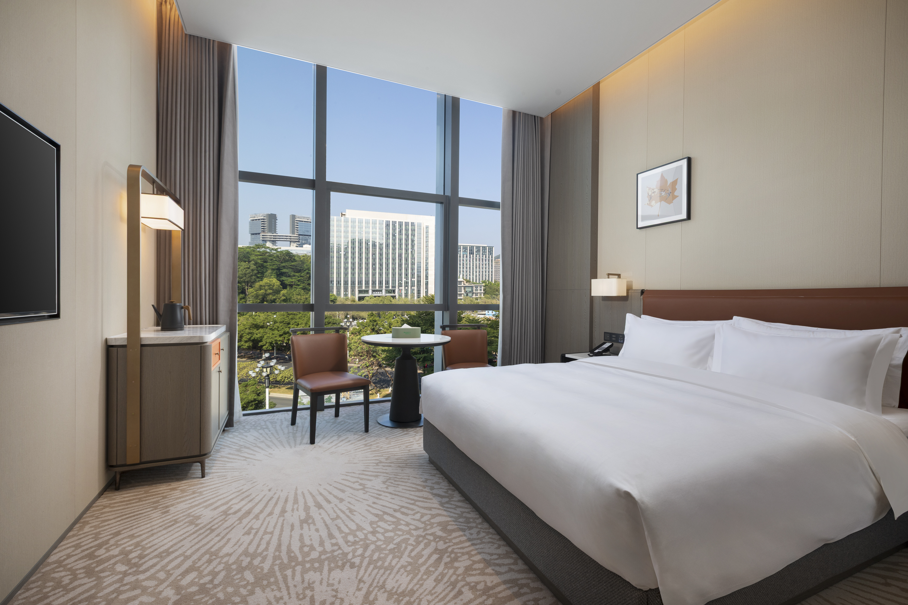 Guest room at the Wyndham Garden Guangzhou Huangpu in Guangzhou, Other than US/Canada