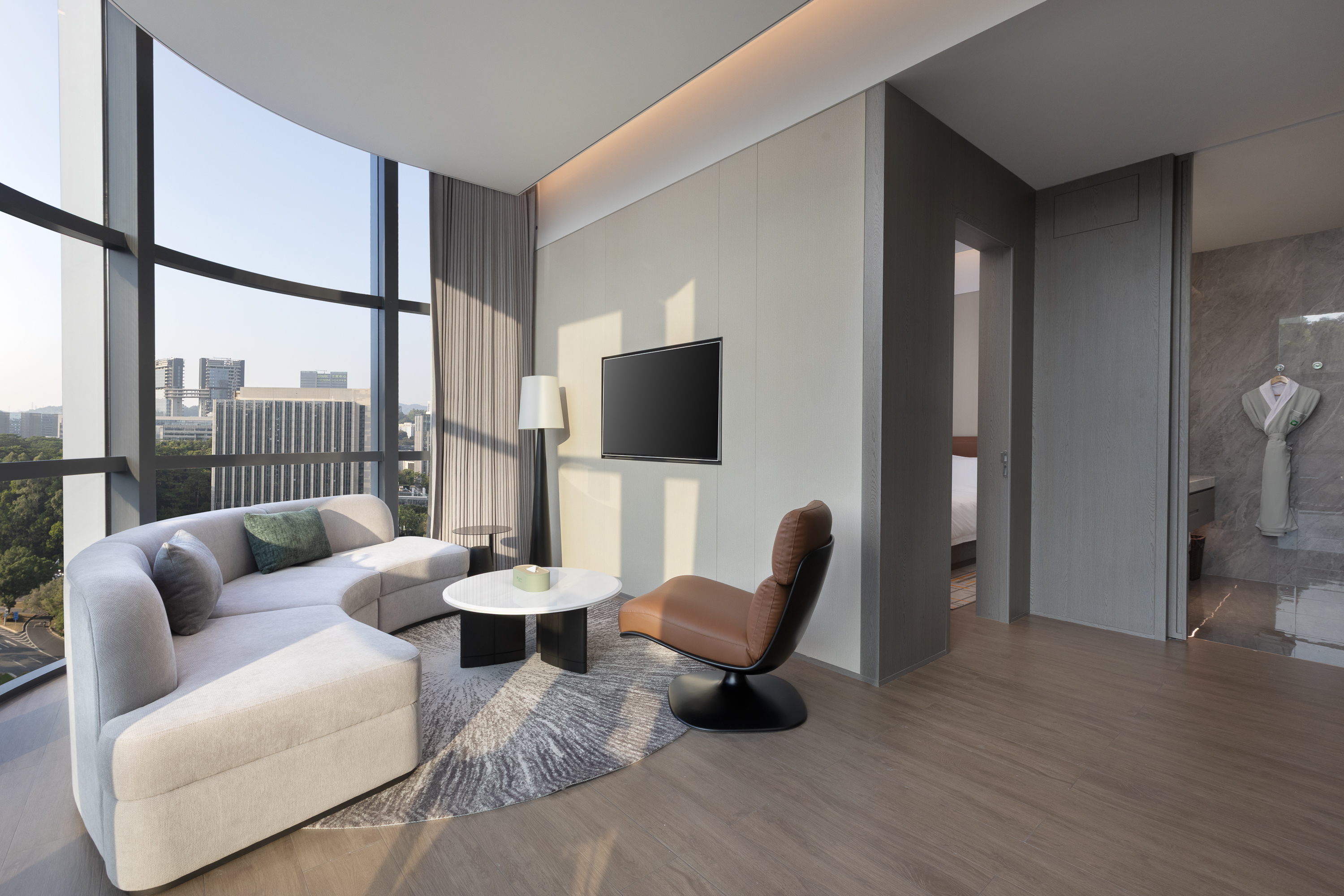 Guest room at the Wyndham Garden Guangzhou Huangpu in Guangzhou, Other than US/Canada