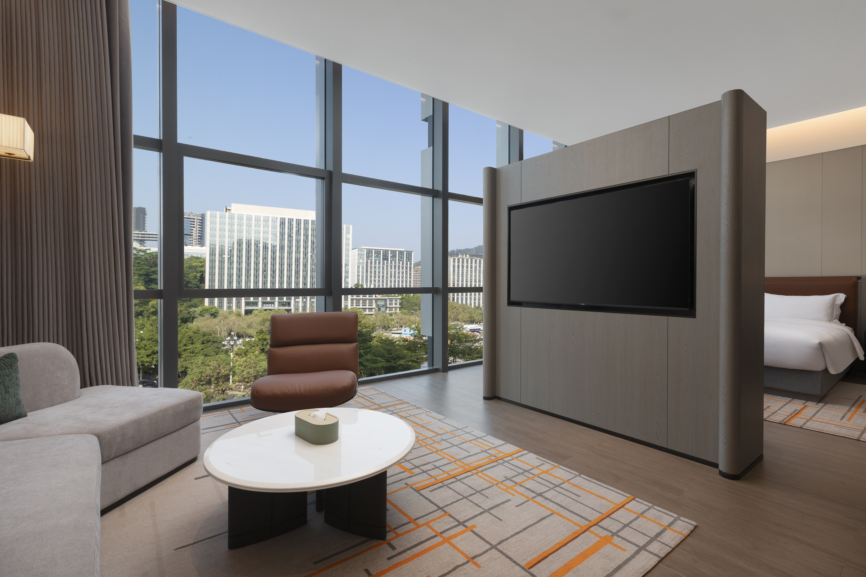 Guest room at the Wyndham Garden Guangzhou Huangpu in Guangzhou, Other than US/Canada