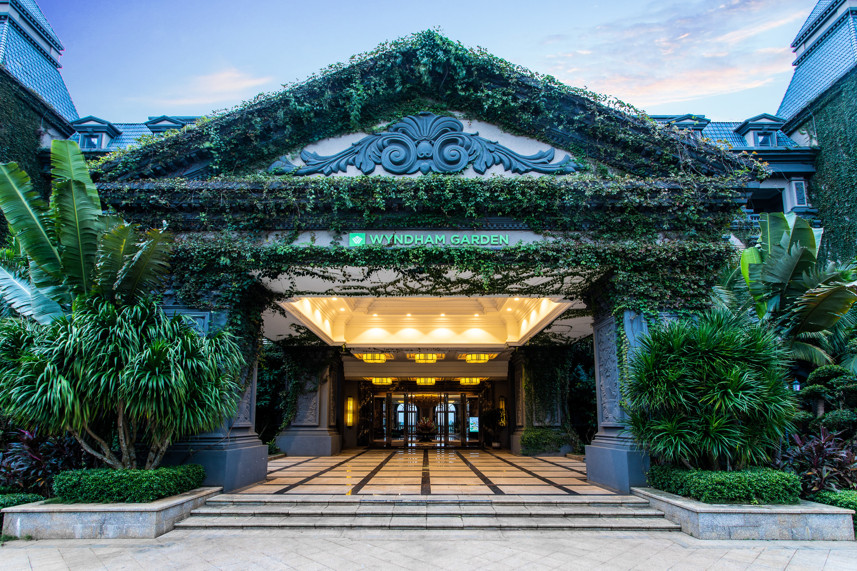 Exterior of Wyndham Garden Haikou South hotel in Haikou, Other than US/Canada