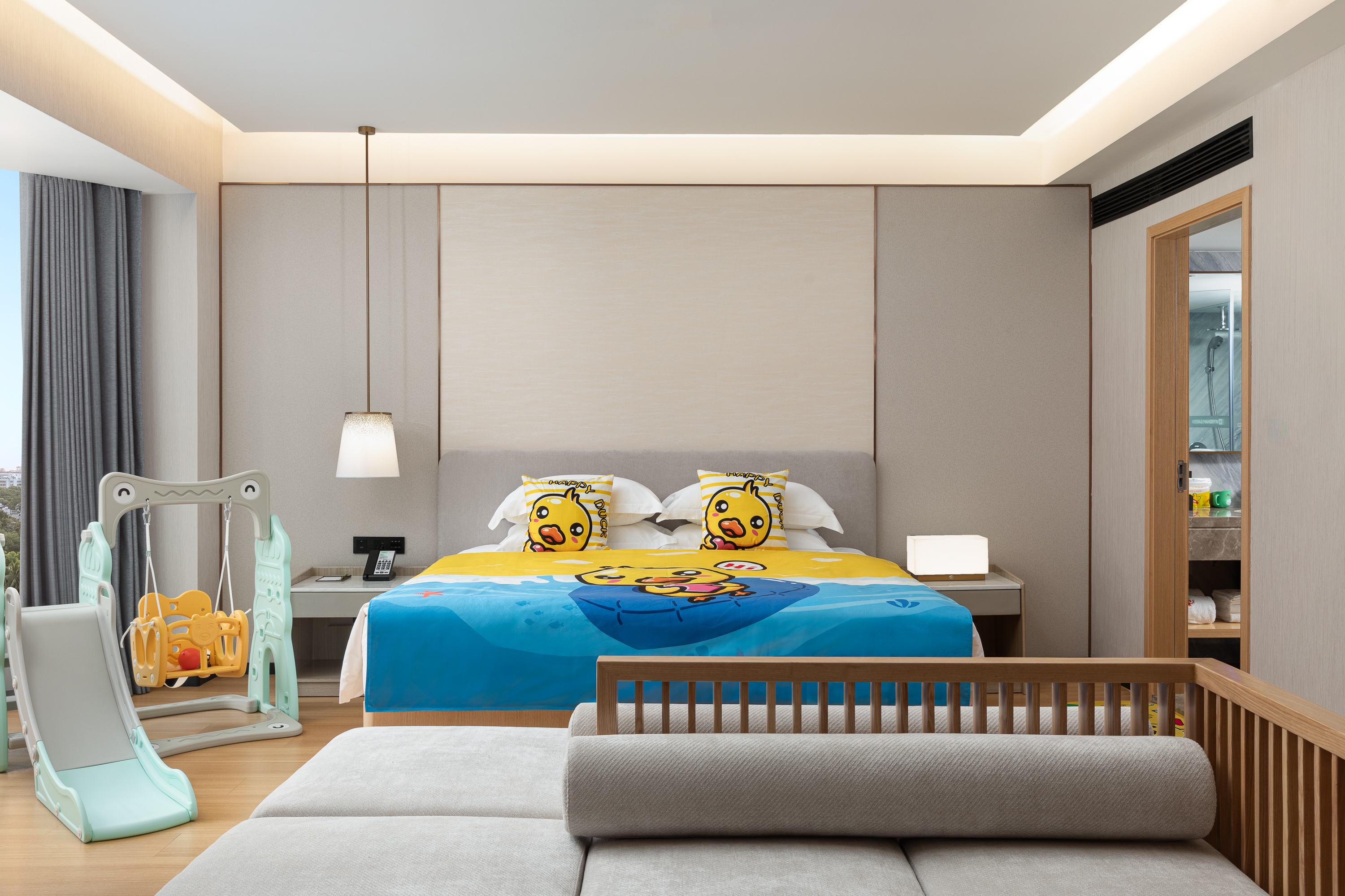 Guest room at the Wyndham Garden Haikou Meilan in Haikou, Other than US/Canada