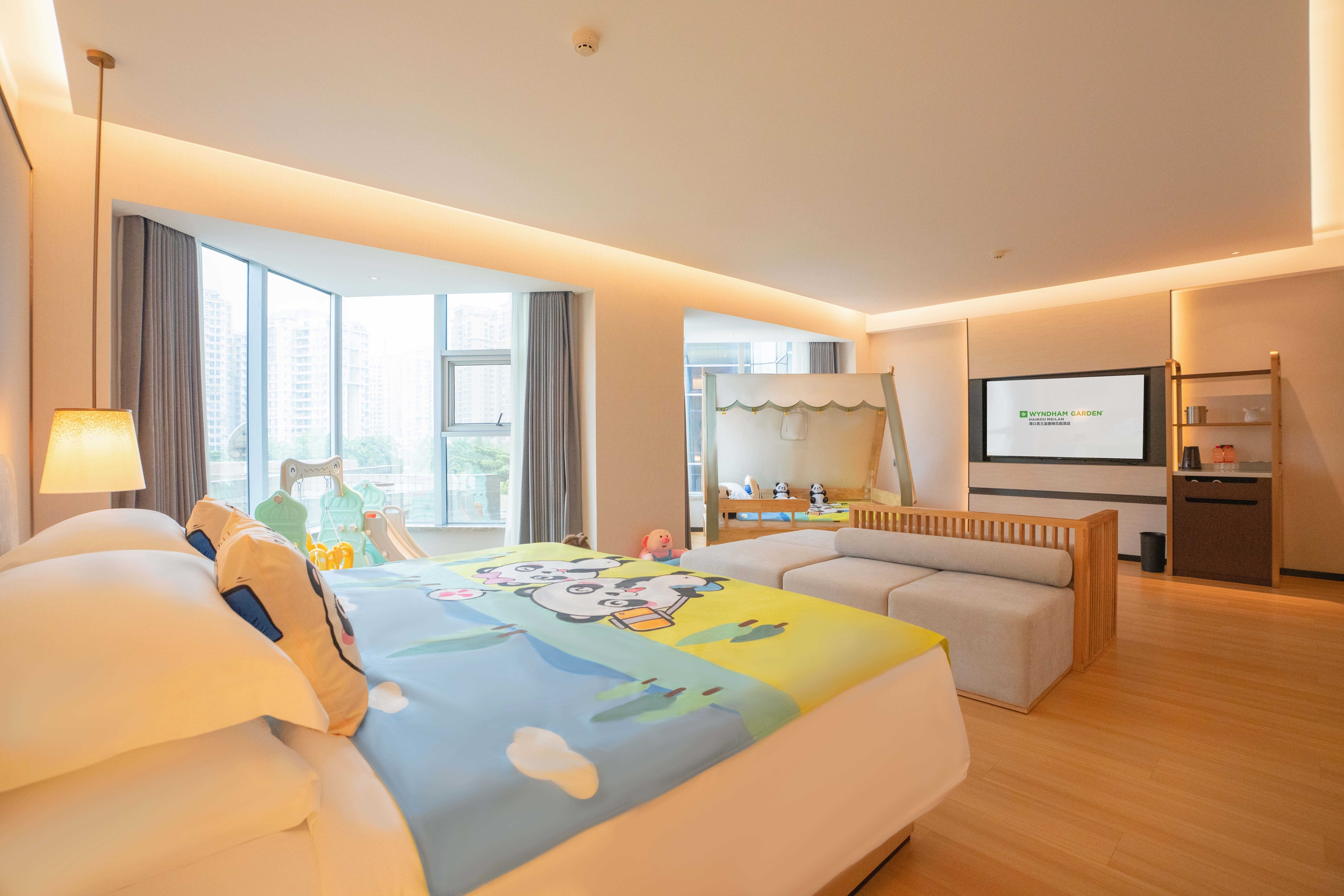 Guest room at the Wyndham Garden Haikou Meilan in Haikou, Other than US/Canada