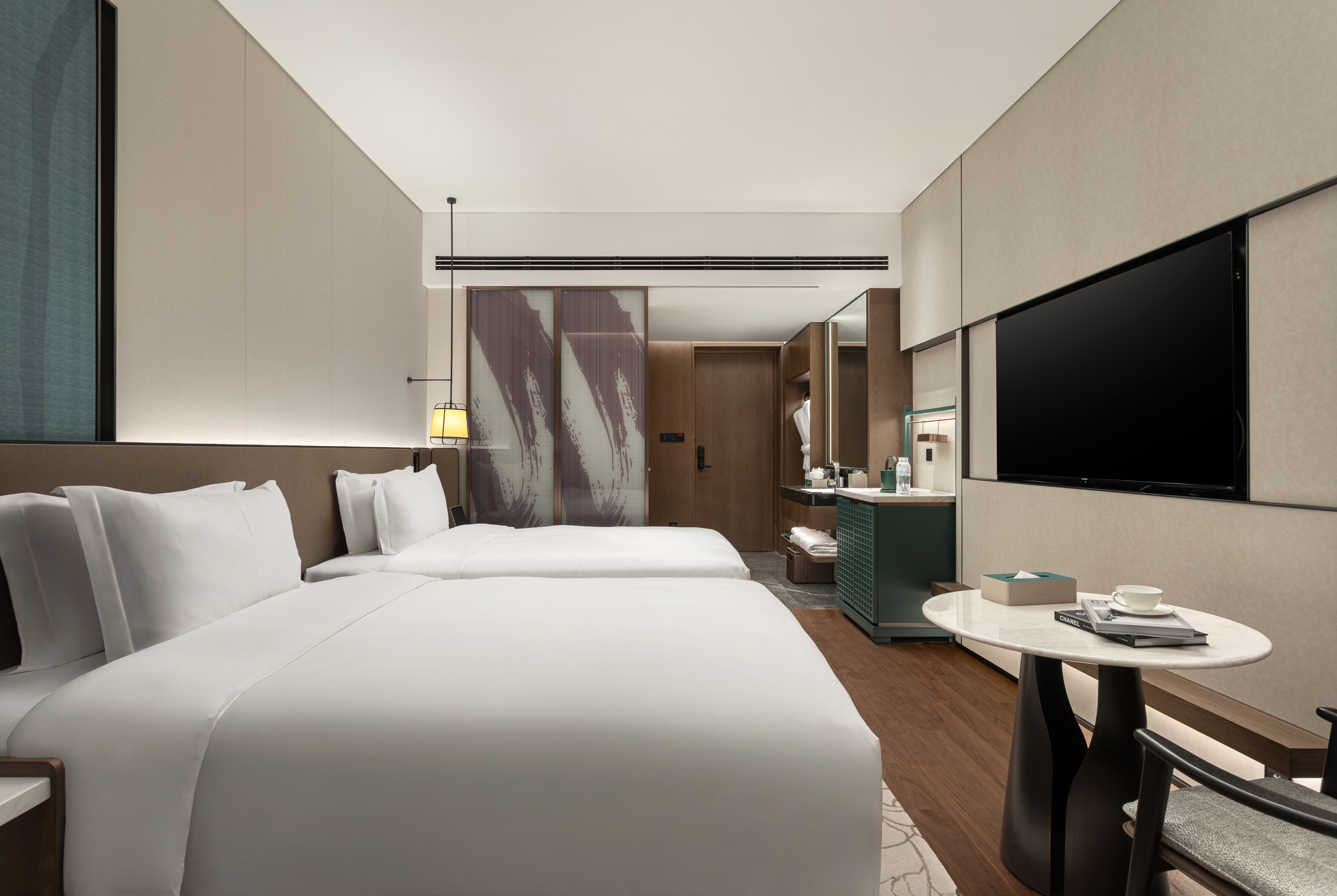 Guest room at the Wyndham Garden Hotel Xixi Hangzhou in Hangzhou, Other than US/Canada