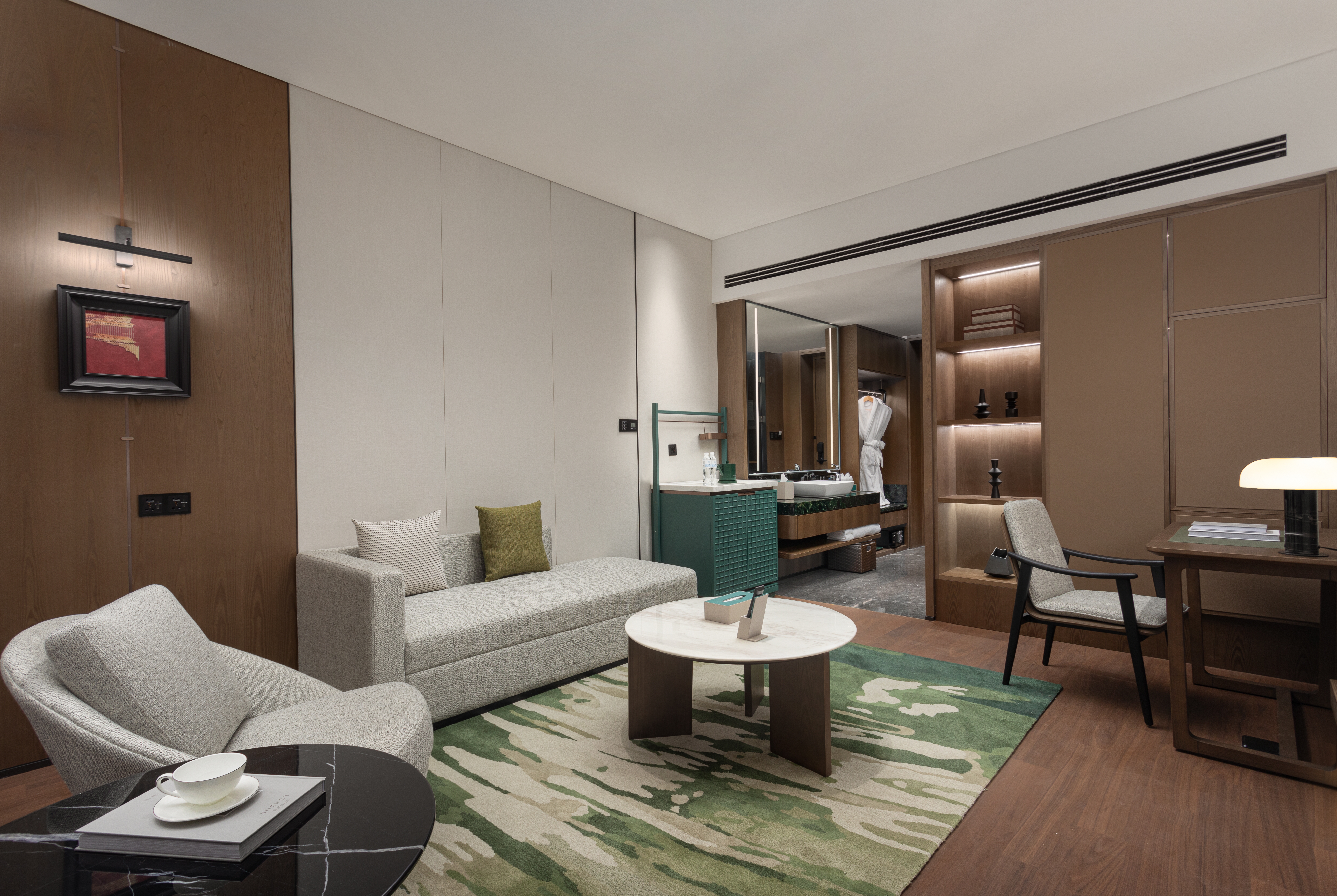 Guest room at the Wyndham Garden Hotel Xixi Hangzhou in Hangzhou, Other than US/Canada