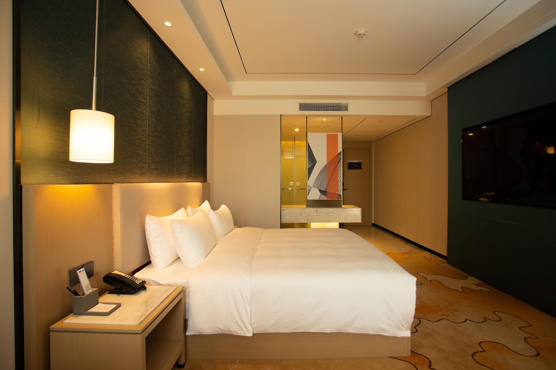 Guest room at the Wyndham Garden Hohhot Saihan in Hohhot, Other than US/Canada