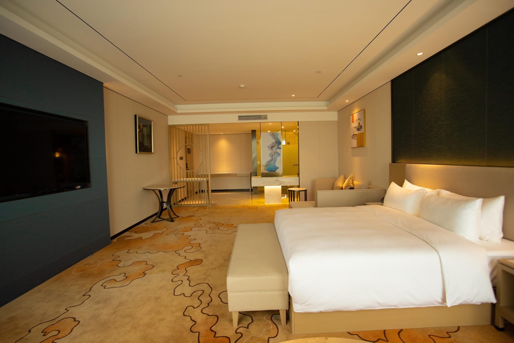 Guest room at the Wyndham Garden Hohhot Saihan in Hohhot, Other than US/Canada