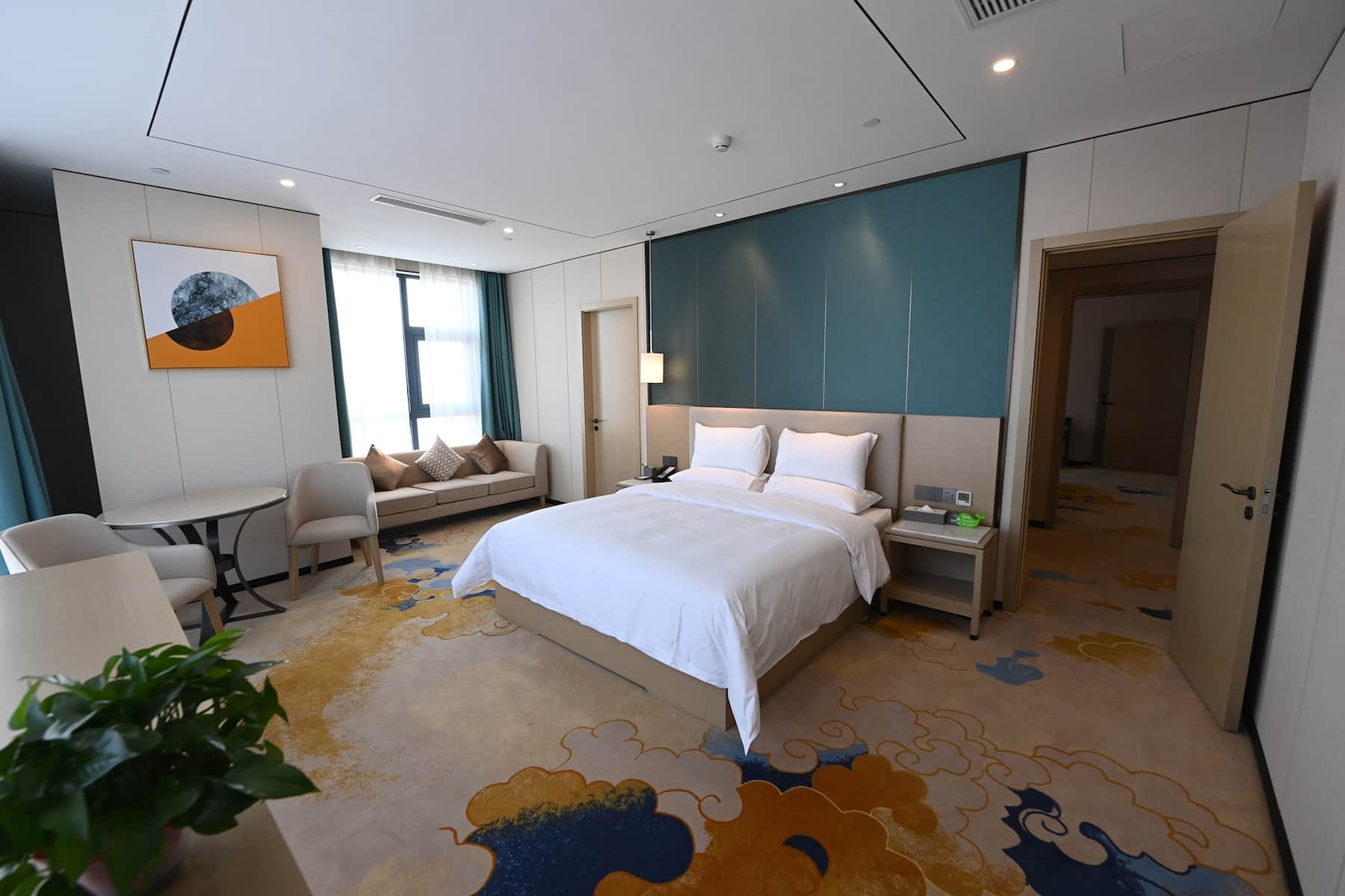Guest room at the Wyndham Garden Hohhot Saihan in Hohhot, Other than US/Canada