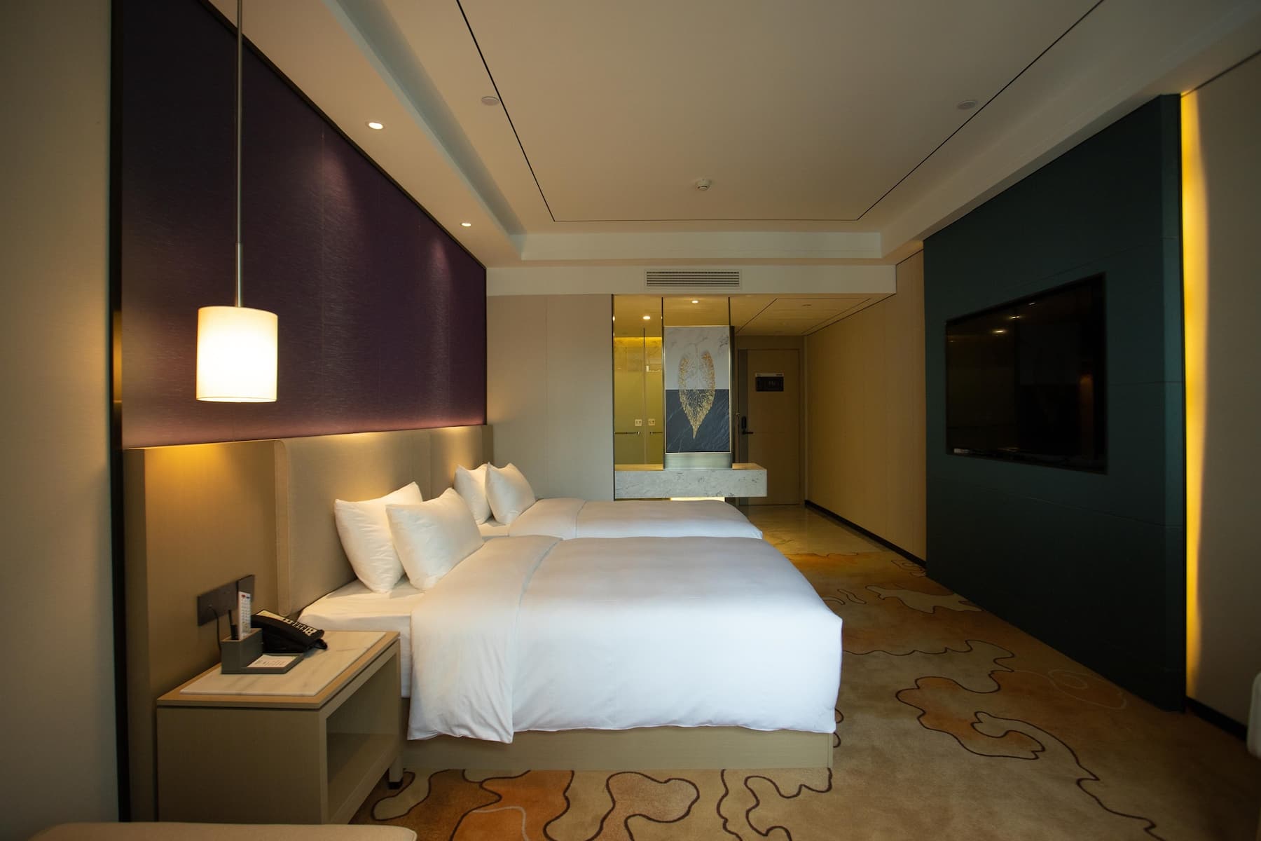 Guest room at the Wyndham Garden Hohhot Saihan in Hohhot, Other than US/Canada