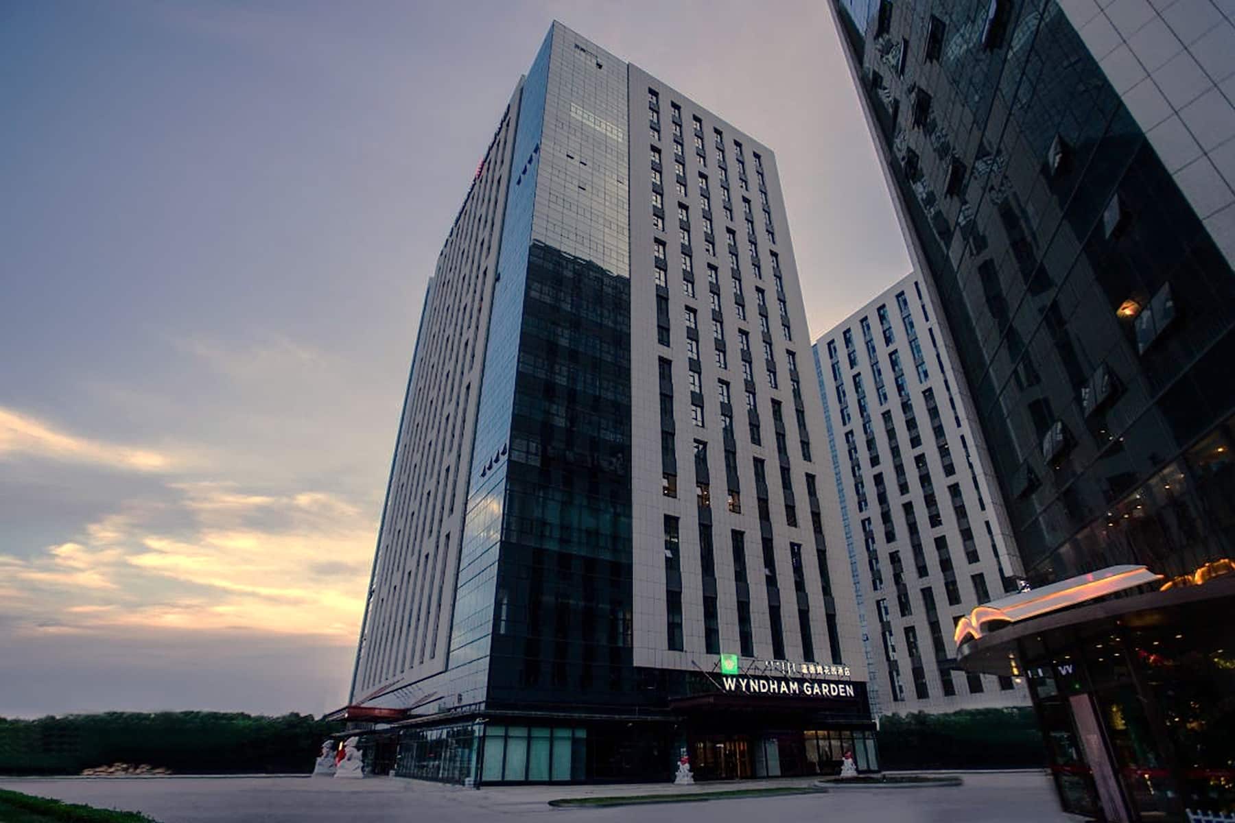Exterior of Wyndham Garden Hohhot Saihan hotel in Hohhot, Other than US/Canada