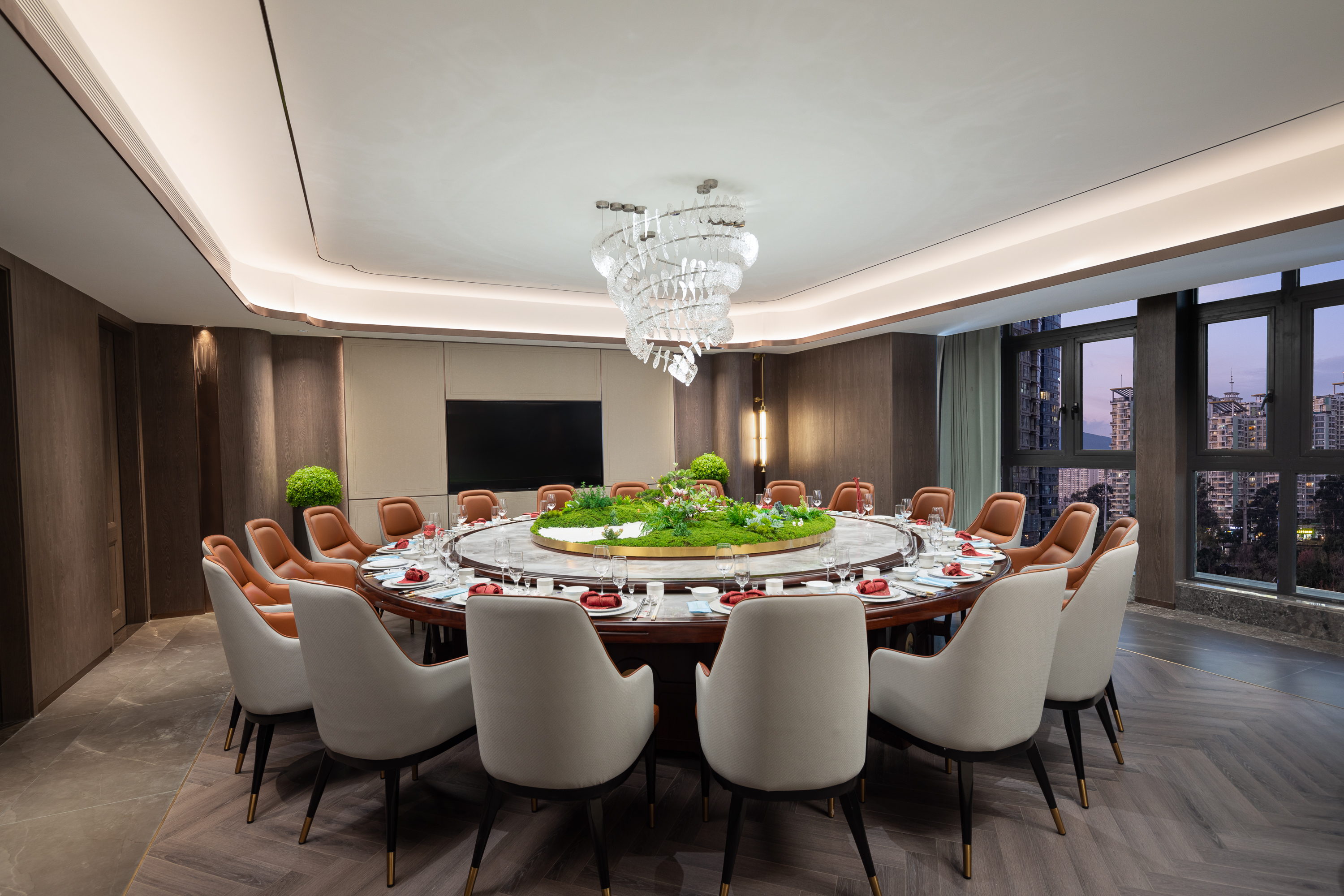 Wyndham Garden Kunming Panlong restaurant private dining area in Kunming, Other than US/Canada