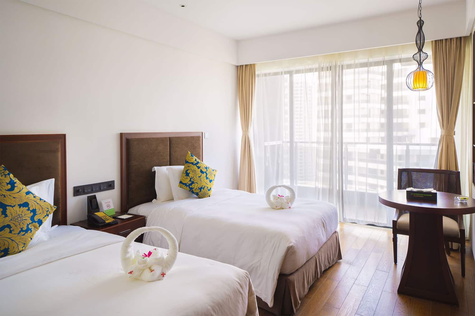 Guest room at the Wyndham Garden Lingshui in Lingshui, Other than US/Canada