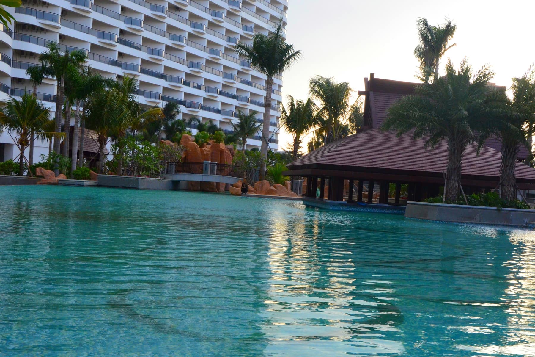 Pool at the Wyndham Garden Lingshui in Lingshui, Other than US/Canada