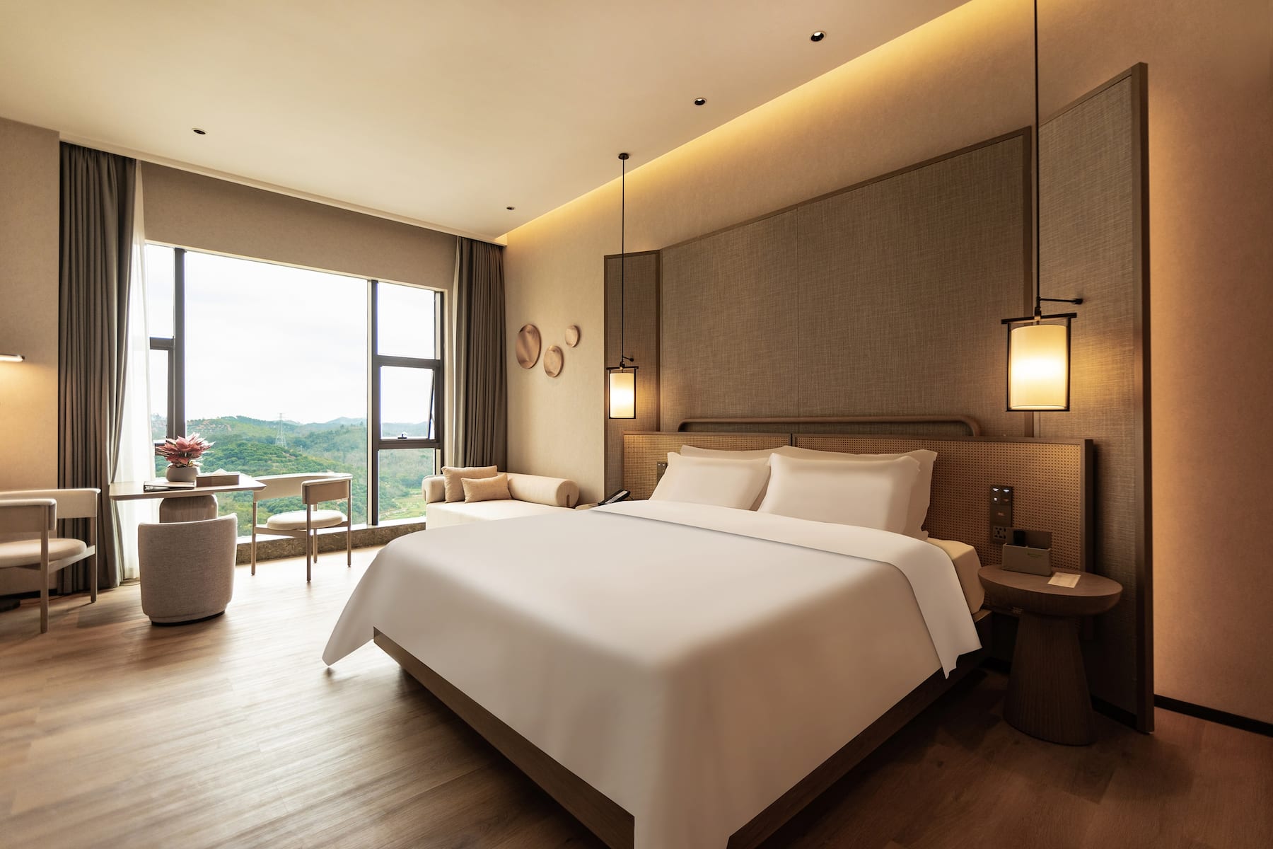 Guest room at the Wyndham Garden Gaozhou in Maoming, Other than US/Canada