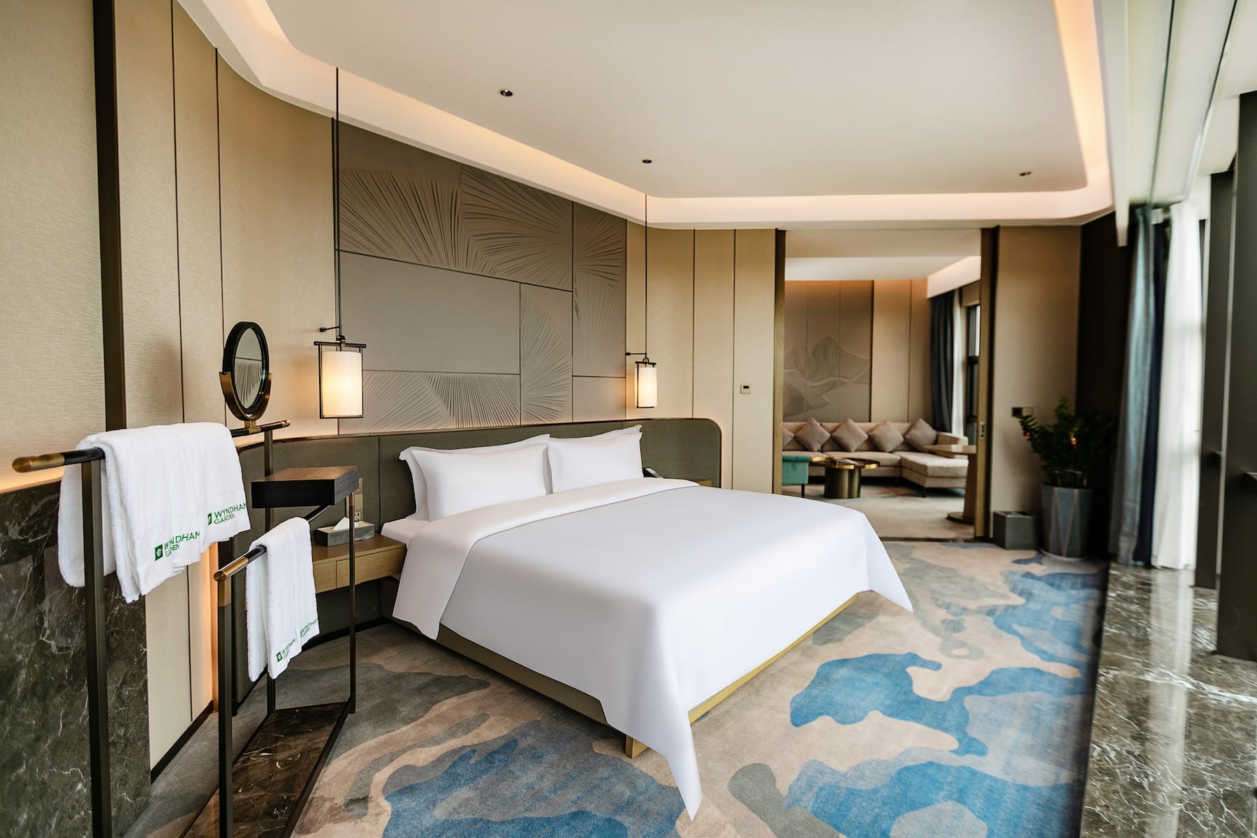 Guest room at the Wyndham Garden Gaozhou in Maoming, Other than US/Canada