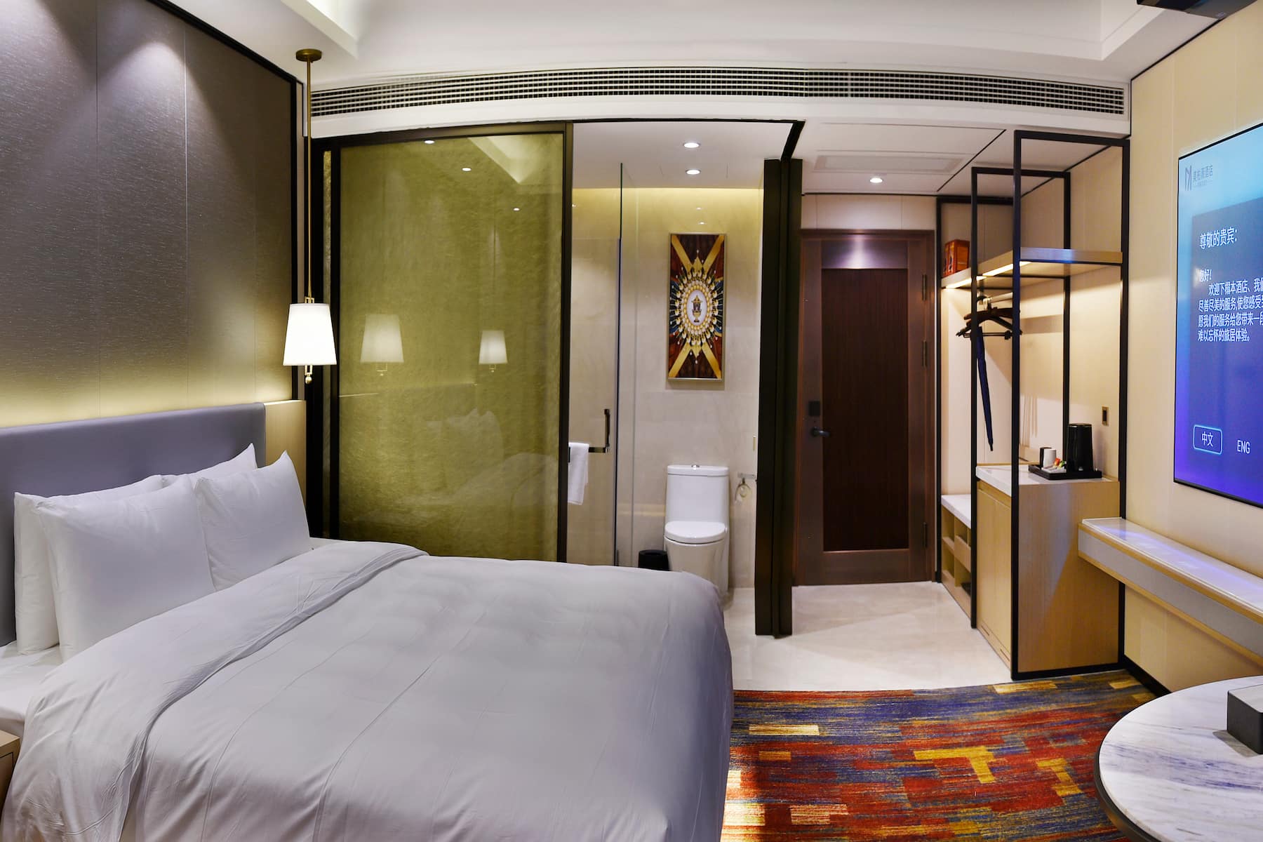 Guest room at the Wyndham Garden Nanchang Honggutan in Nanchang, Other than US/Canada