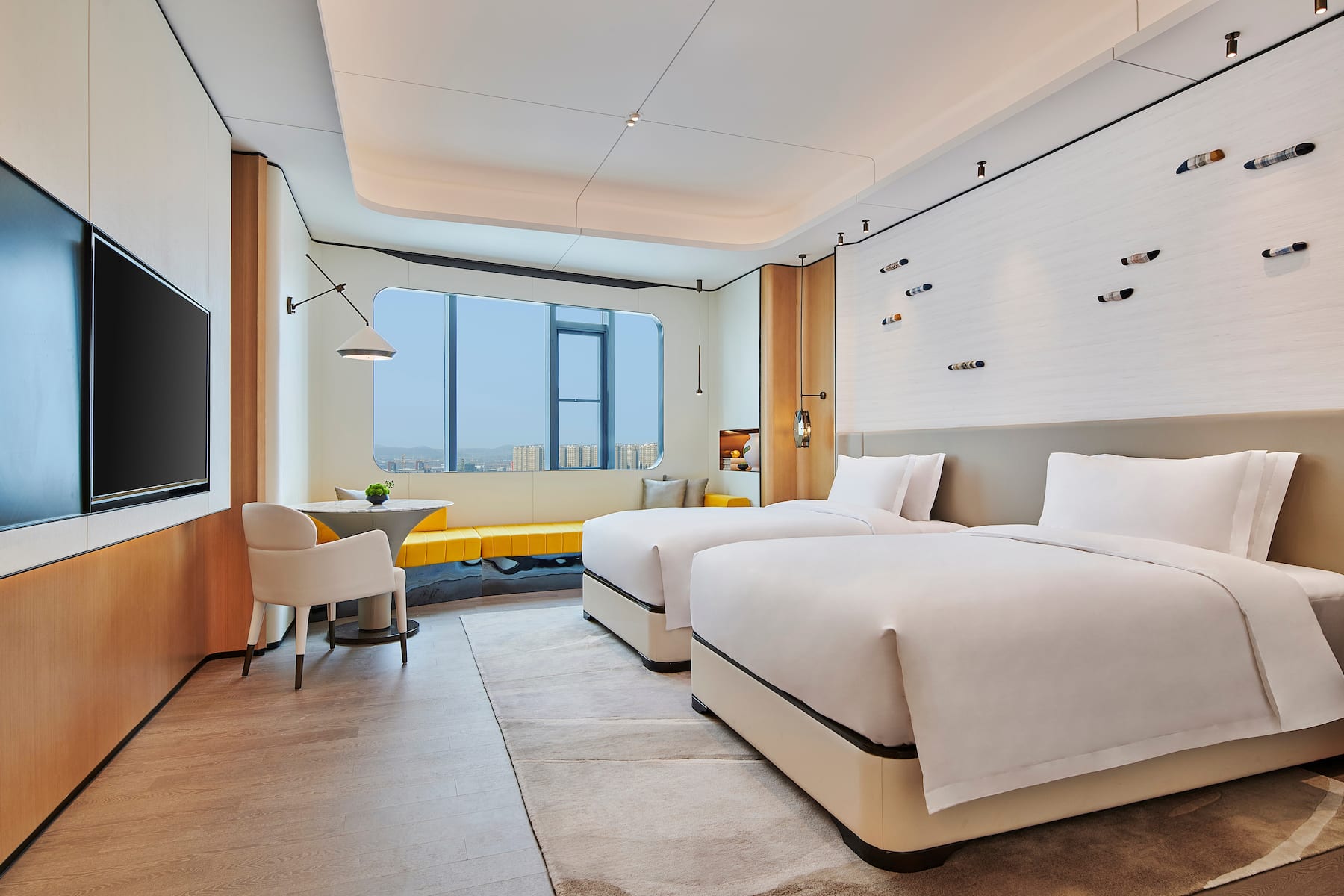Guest room at the Wyndham Garden Nanjing Airport in Nanjing, Other than US/Canada