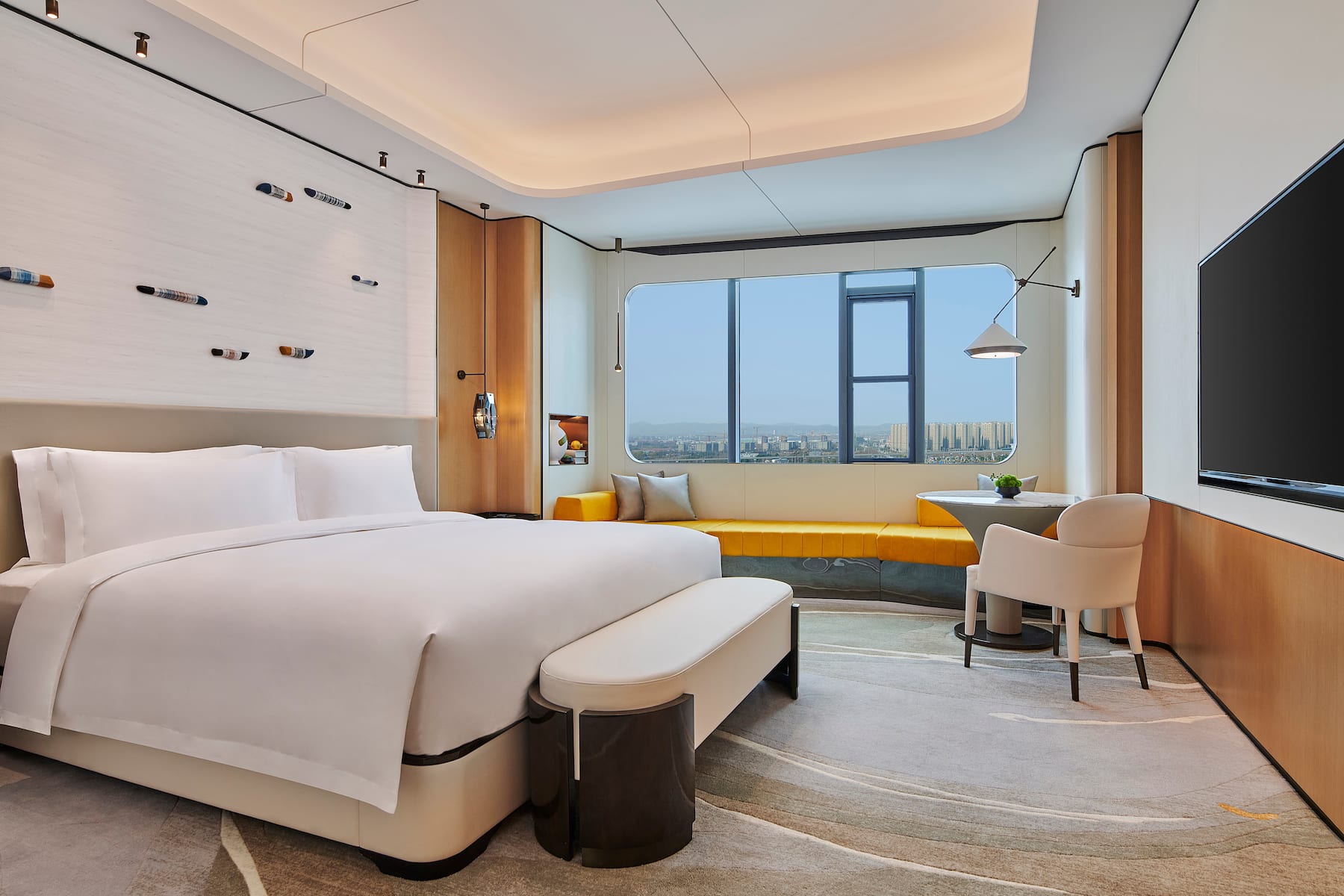 Guest room at the Wyndham Garden Nanjing Airport in Nanjing, Other than US/Canada
