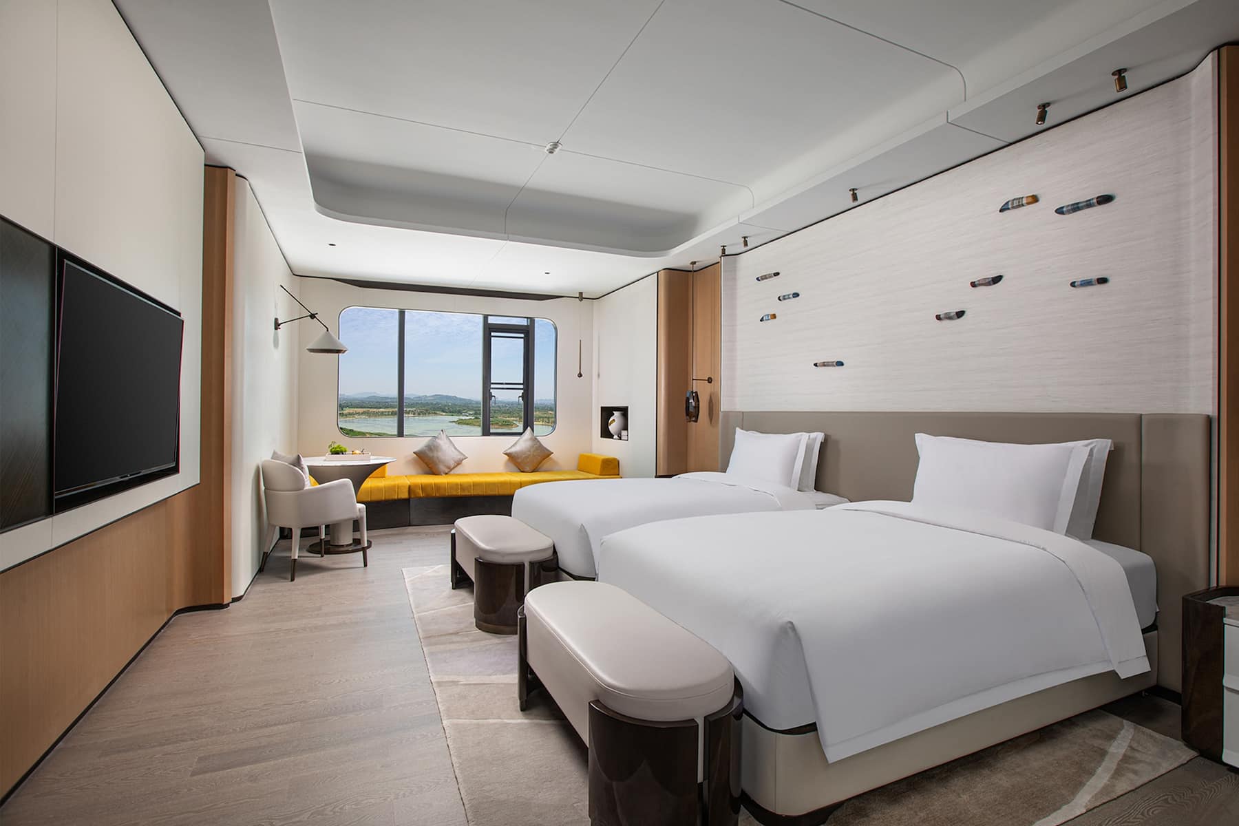 Guest room at the Wyndham Garden Nanjing Airport in Nanjing, Other than US/Canada