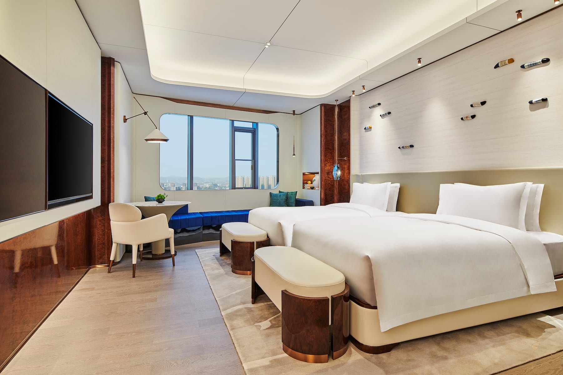Guest room at the Wyndham Garden Nanjing Airport in Nanjing, Other than US/Canada