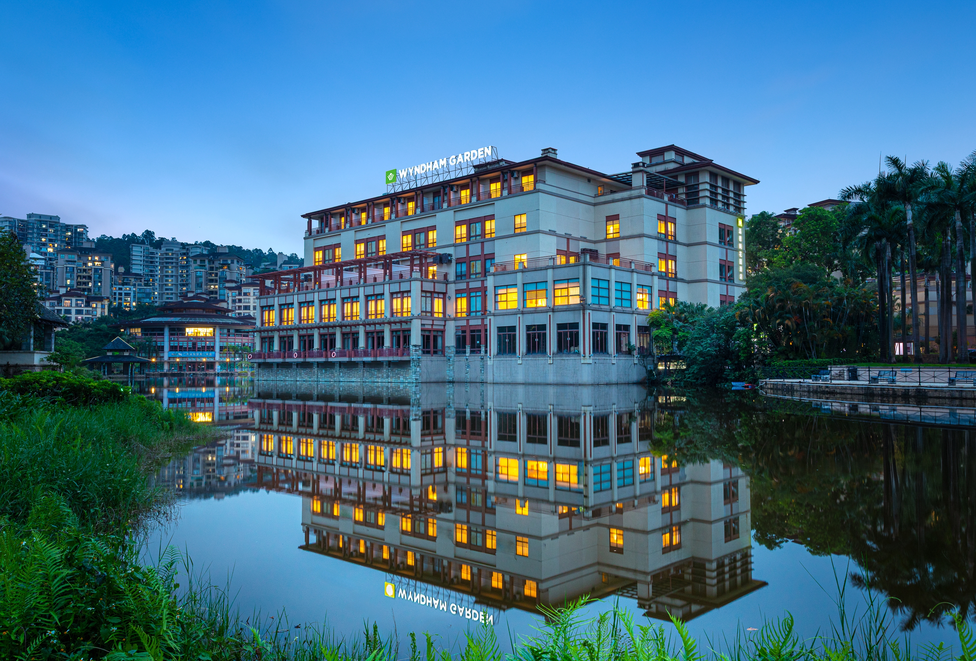 Exterior of Wyndham Garden Guangzhou Panyu hotel in Panyu District Guangzhou, Other than US/Canada