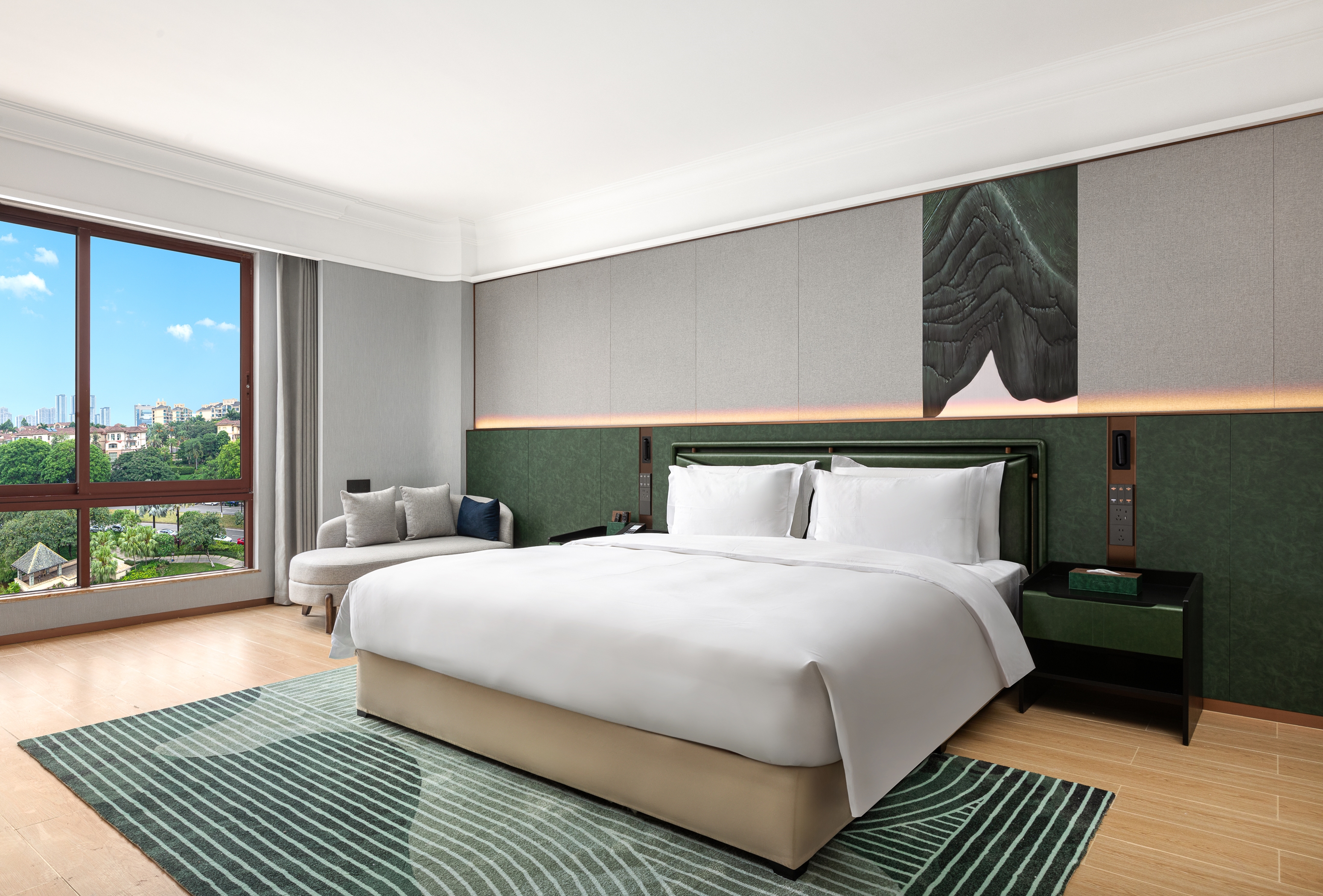 Guest room at the Wyndham Garden Guangzhou Panyu in Panyu District Guangzhou, Other than US/Canada