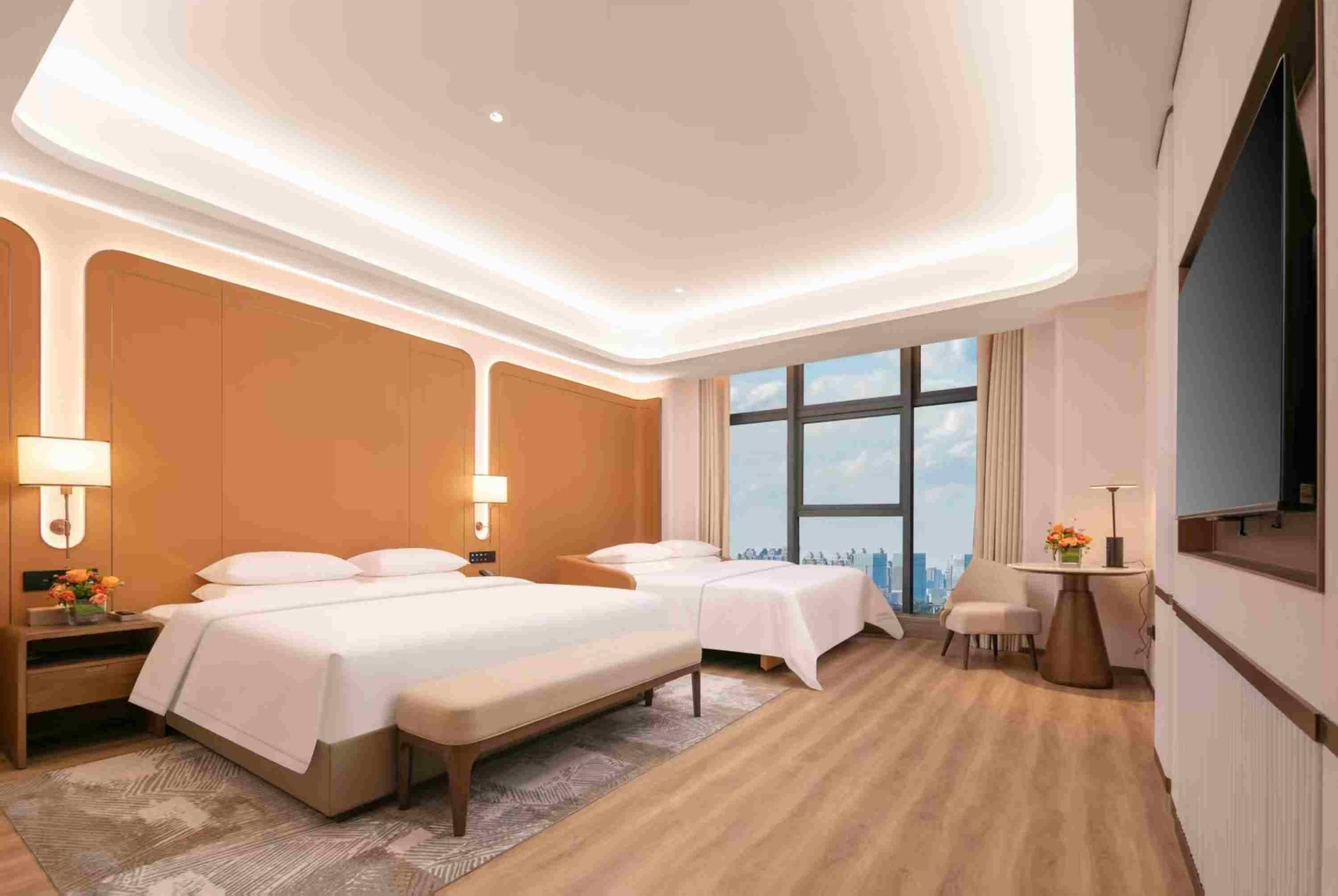 Guest room at the Wyndham Garden Hotel Jinjiang International Airport Quanzhou in Quanzhou, Other than US/Canada
