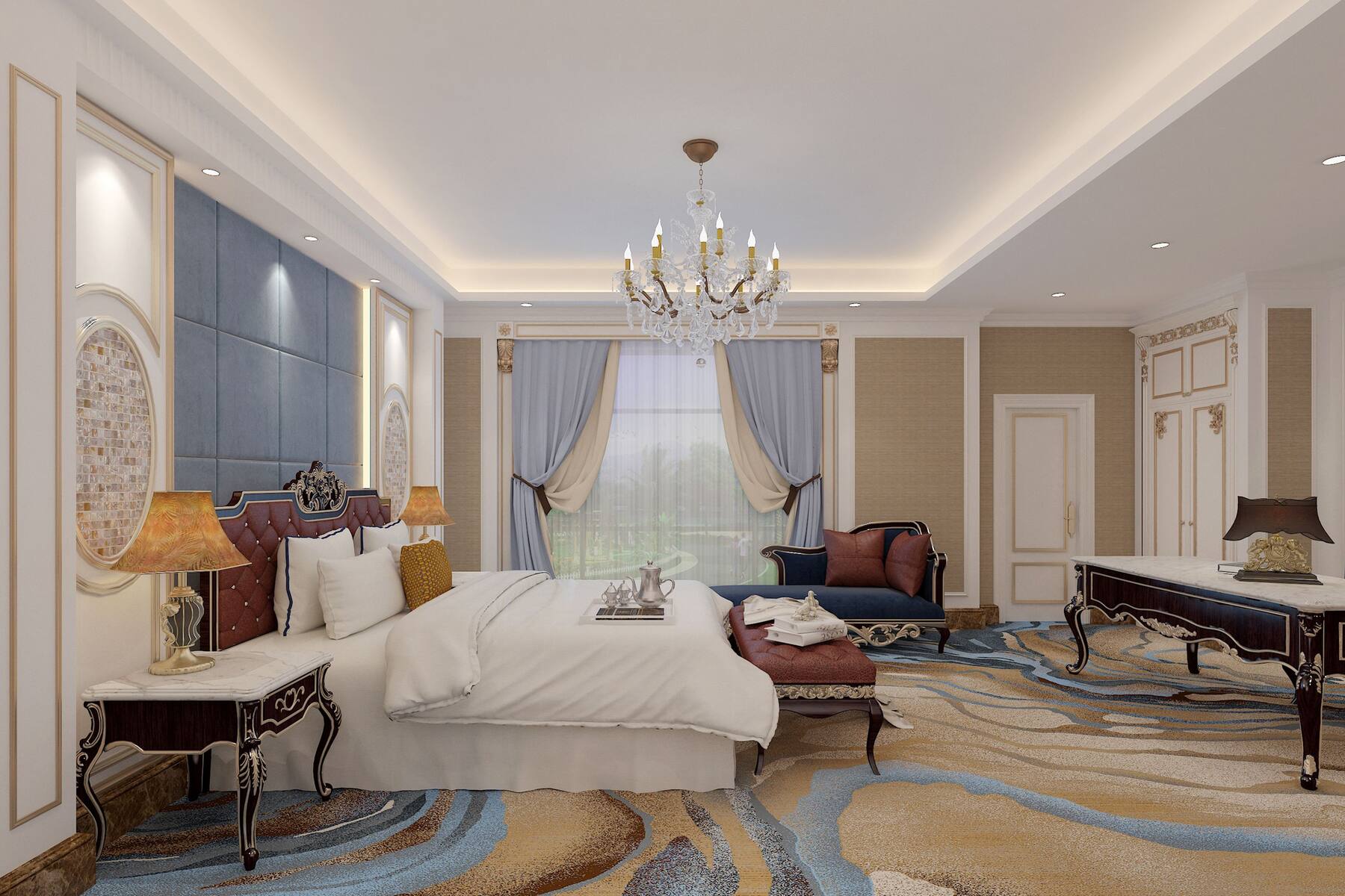 Guest room at the Wyndham Garden Shaxian in Sanming, Other than US/Canada