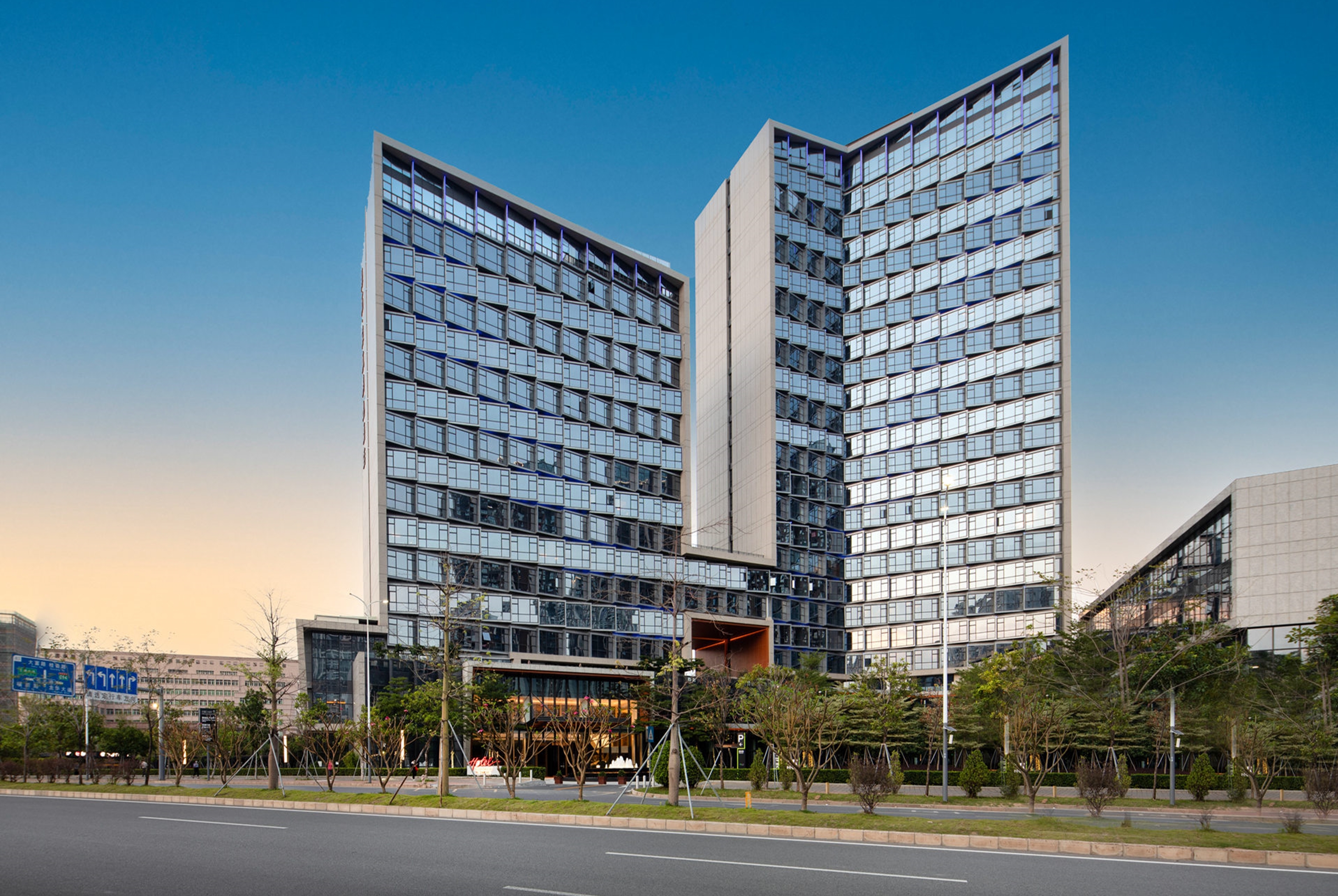 Exterior of Wyndham Garden Shenzhen Longhua hotel in Shenzhen, Other than US/Canada