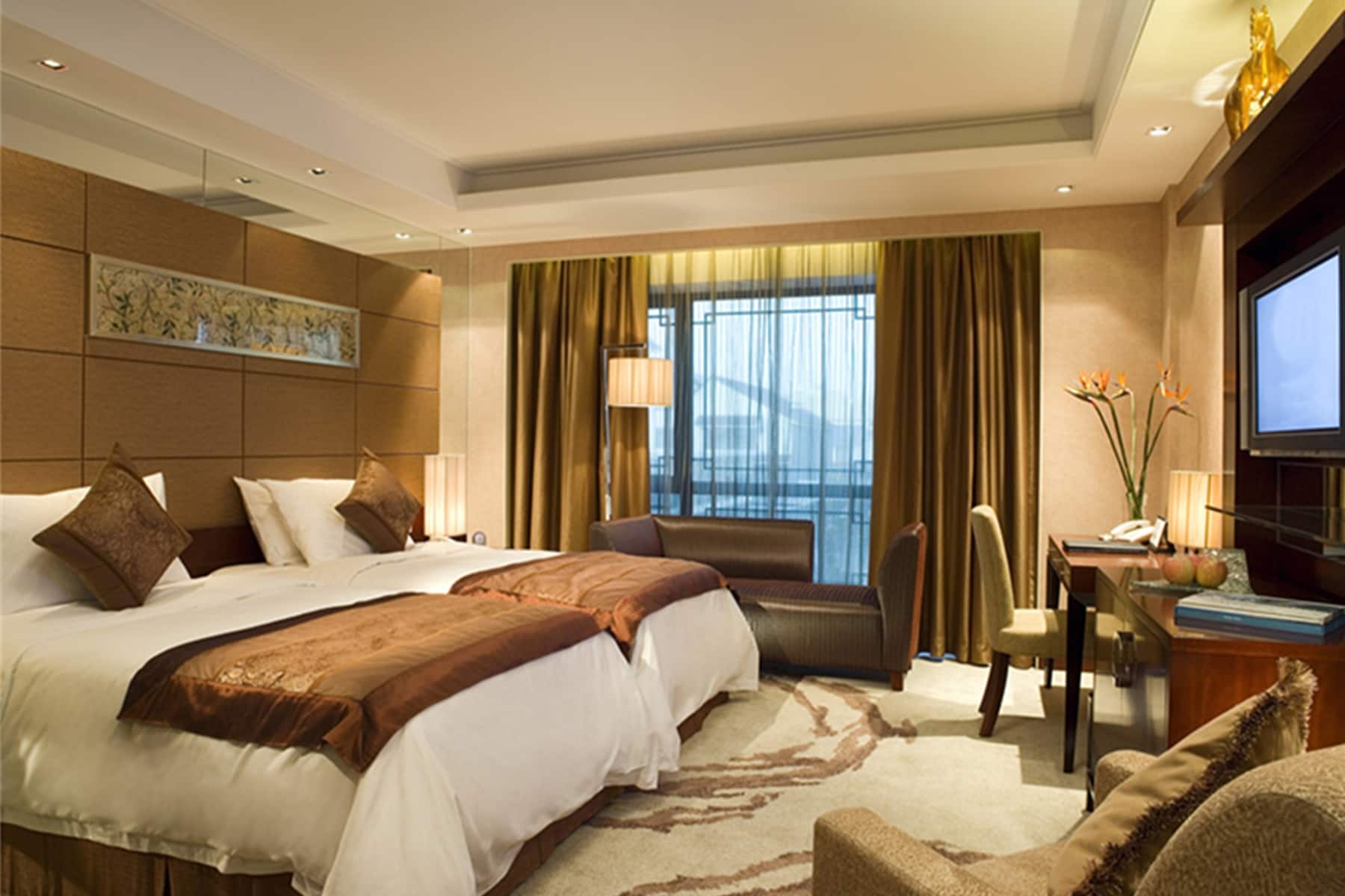 Guest room at the Wyndham Garden Suzhou in Suzhou, Other than US/Canada