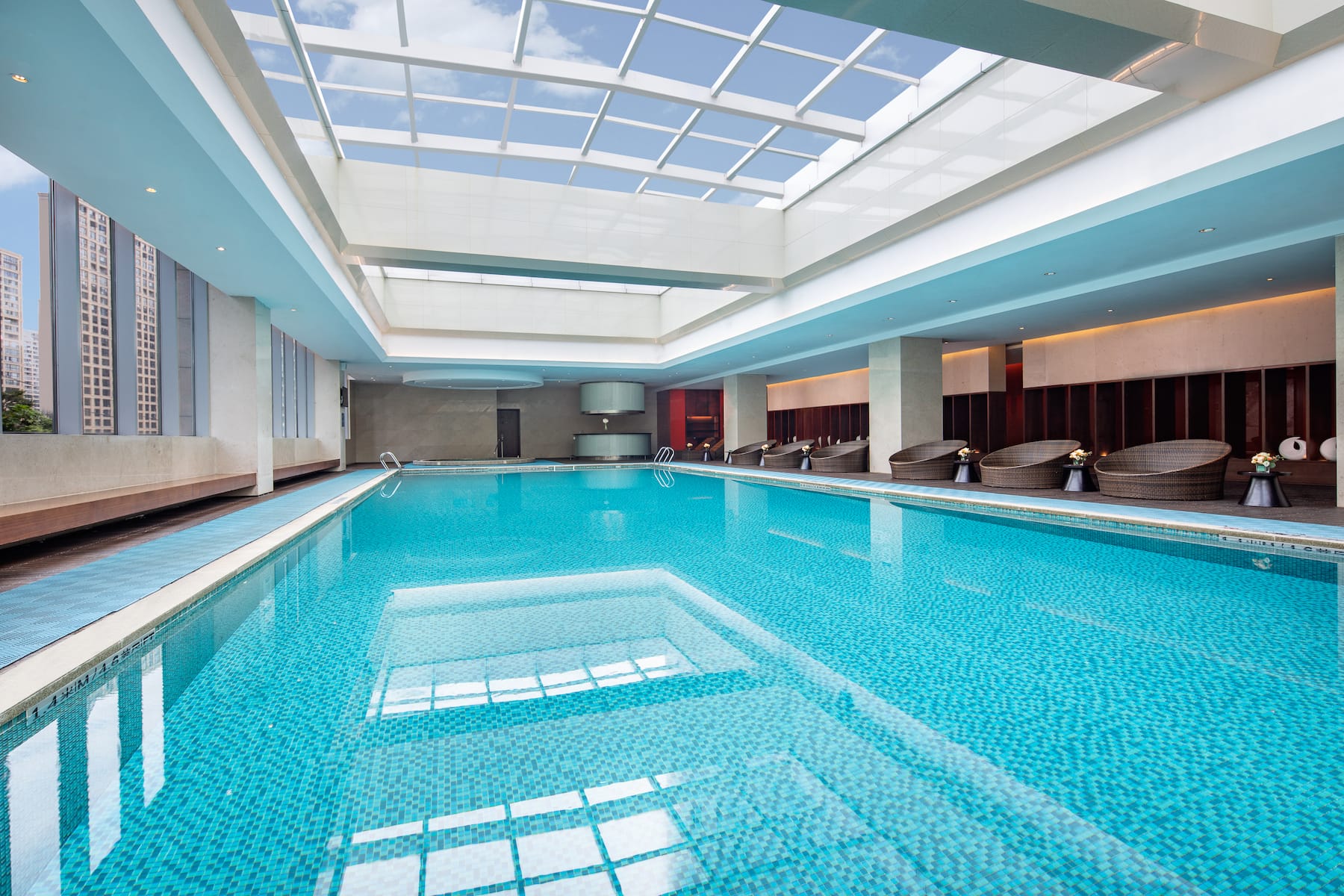 Indoor pool at the Wyndham Garden Yuhuan Downtown in Taizhou, Other than US/Canada