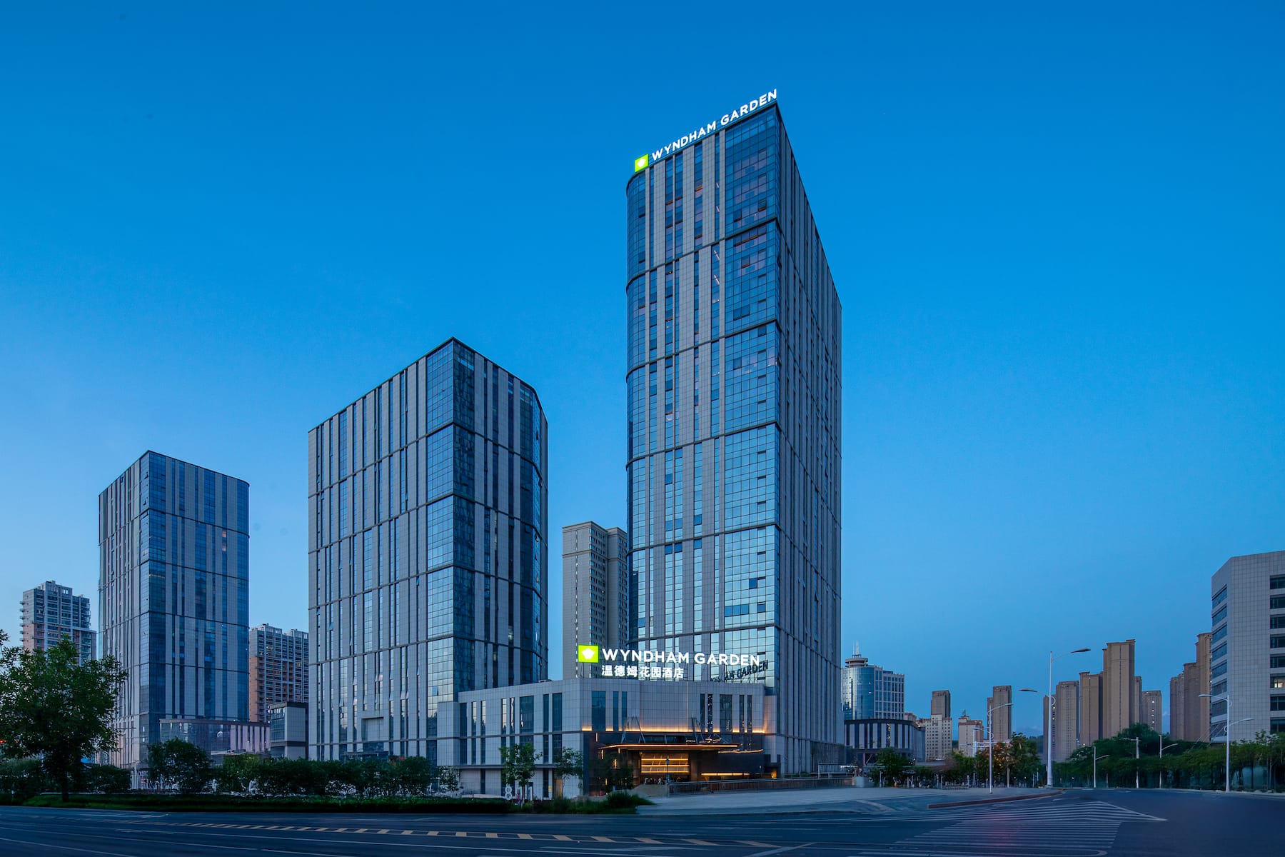 Exterior of Wyndham Garden Urumqi Innovation Square hotel in Urumqi, Other than US/Canada