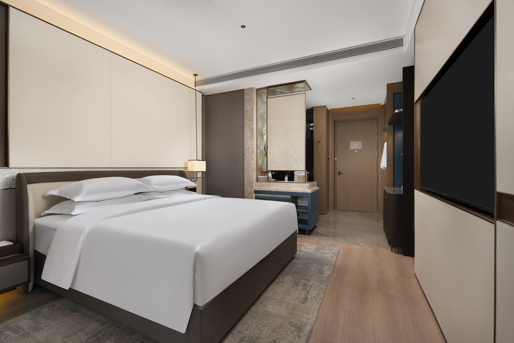 Guest room at the Wyndham Garden Urumqi Innovation Square in Urumqi, Other than US/Canada