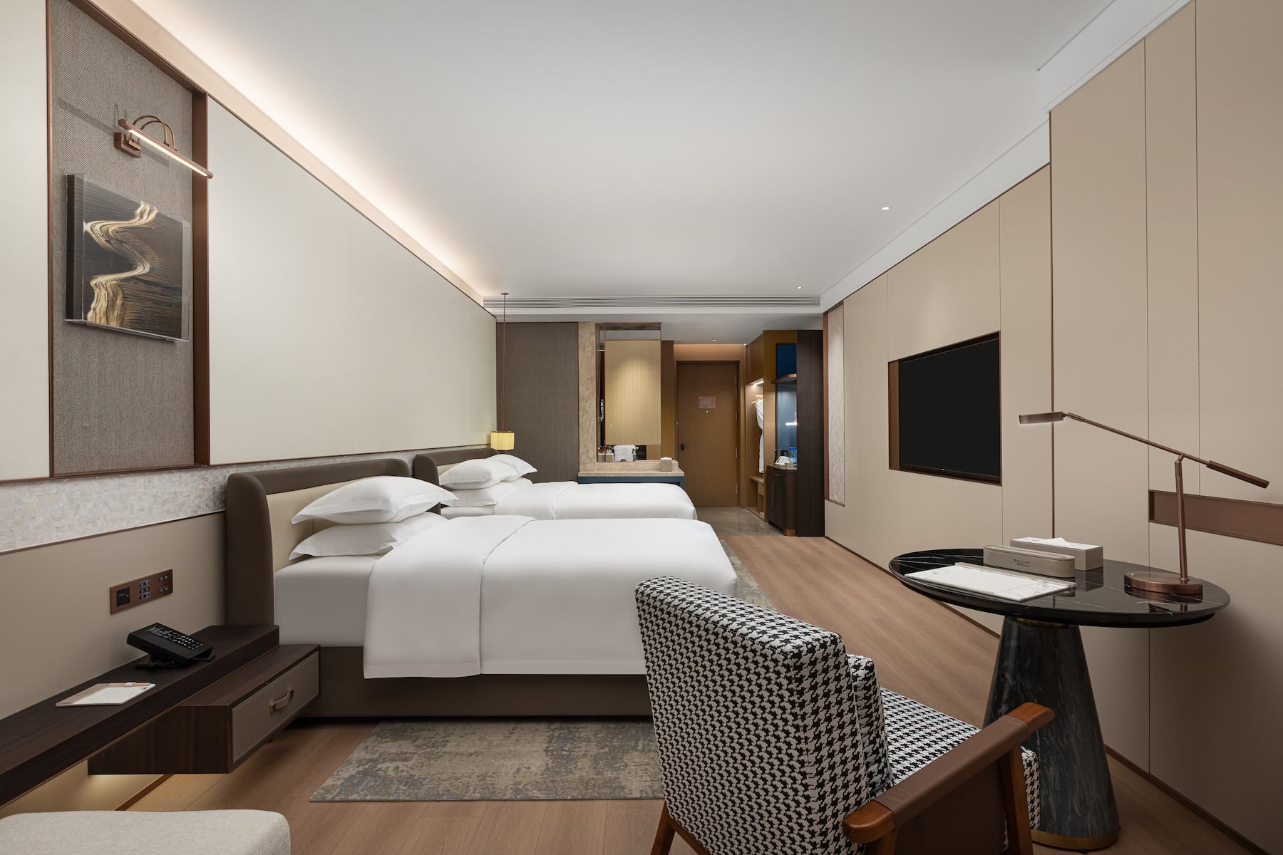 Guest room at the Wyndham Garden Urumqi Innovation Square in Urumqi, Other than US/Canada
