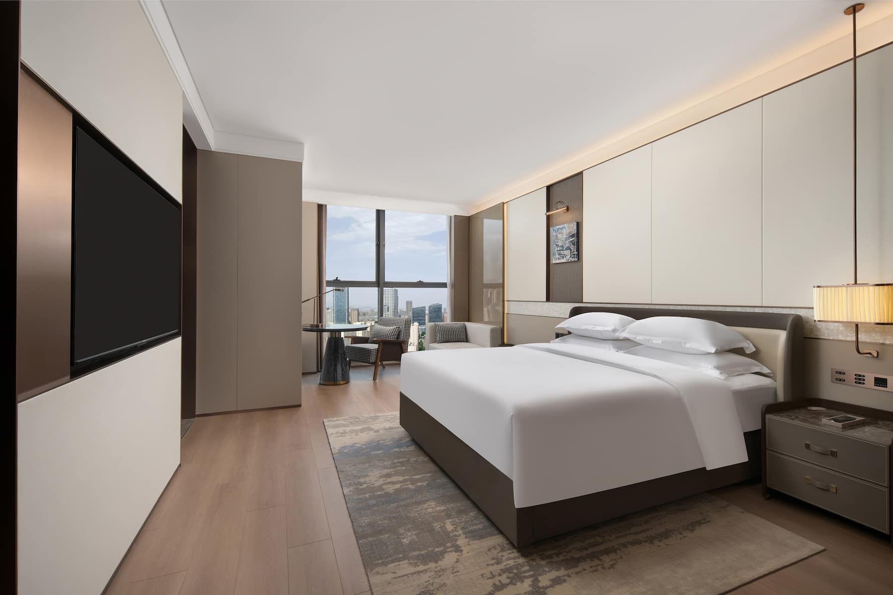 Guest room at the Wyndham Garden Urumqi Innovation Square in Urumqi, Other than US/Canada