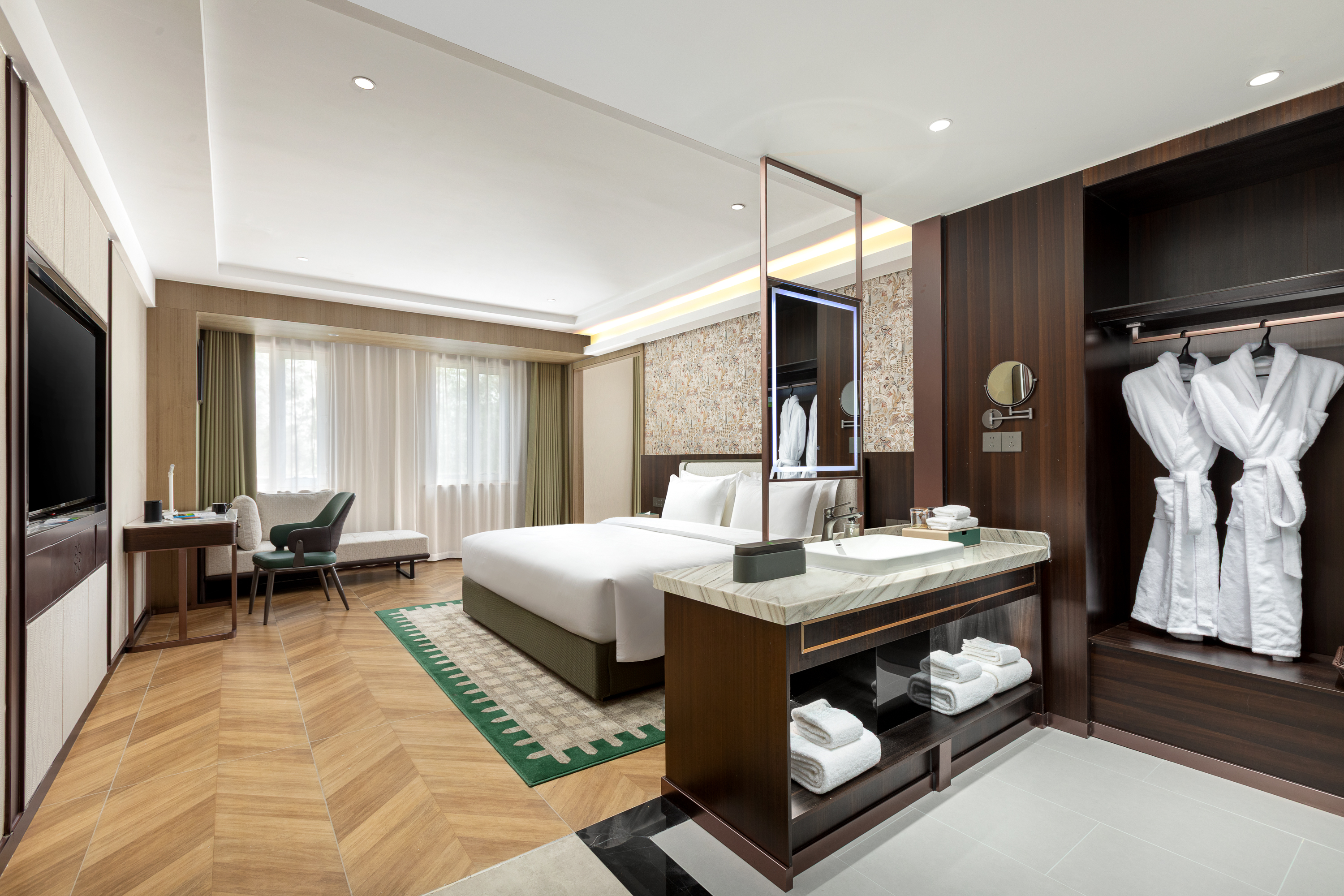 Guest room at the Wyndham Garden Urumchi Tianshan International Airport in Urumqi, Other than US/Canada