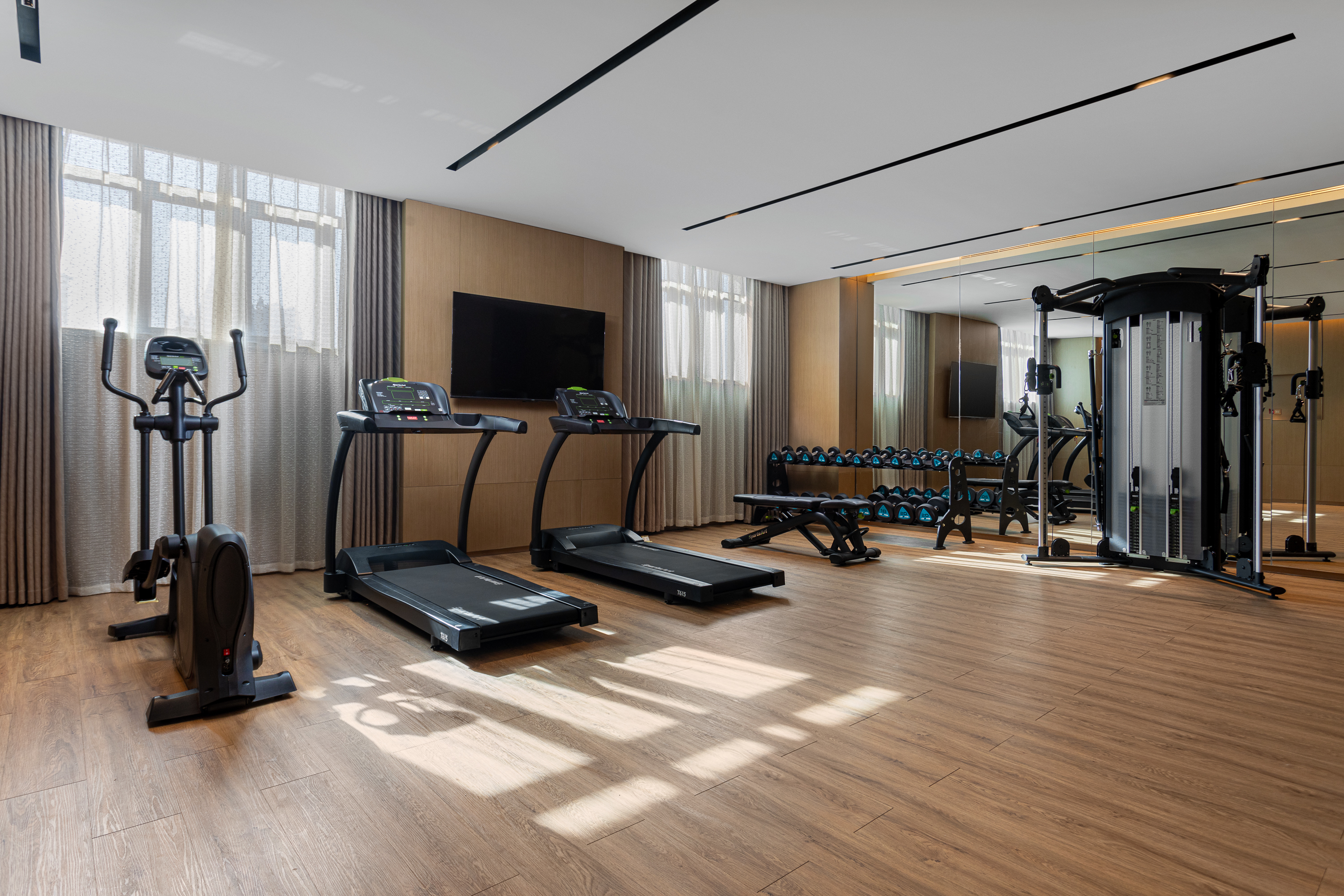 Fitness room at Wyndham Garden Weihai Dream Sea in Weihai, Other than US/Canada