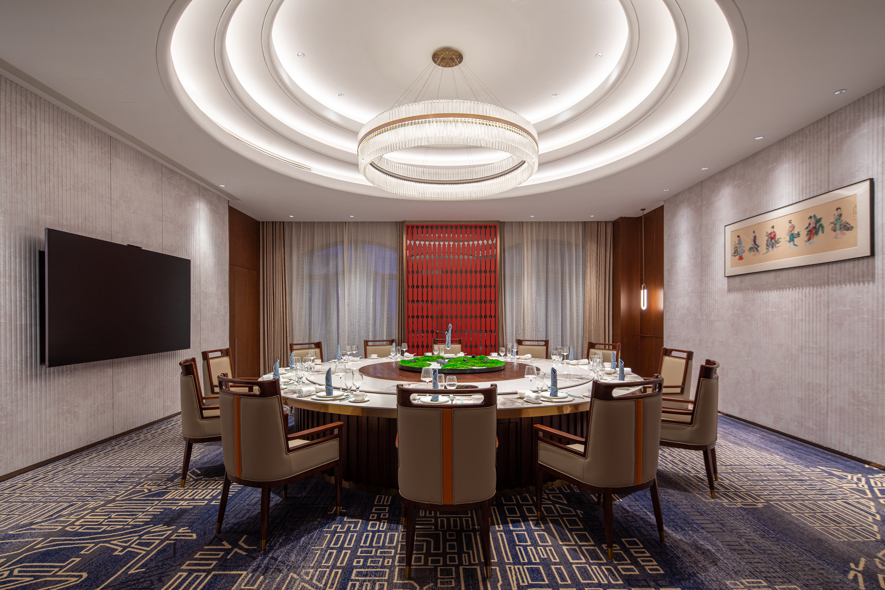 Wyndham Garden Weihai Dream Sea restaurant private dining area in Weihai, Other than US/Canada