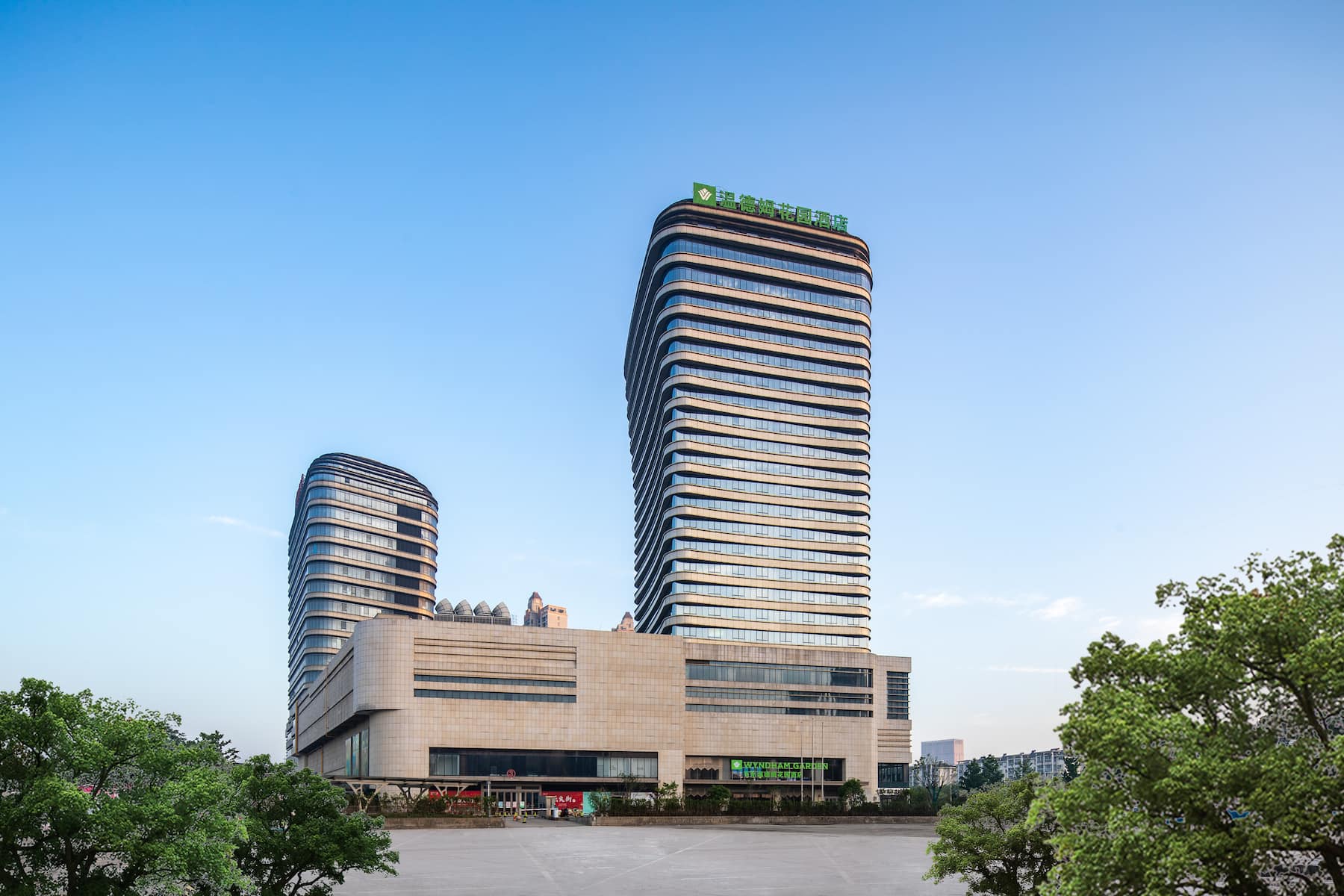 Exterior Day Image of Wyndham Garden Wuxi Huishan hotel in WUXI, Other than US/Canada