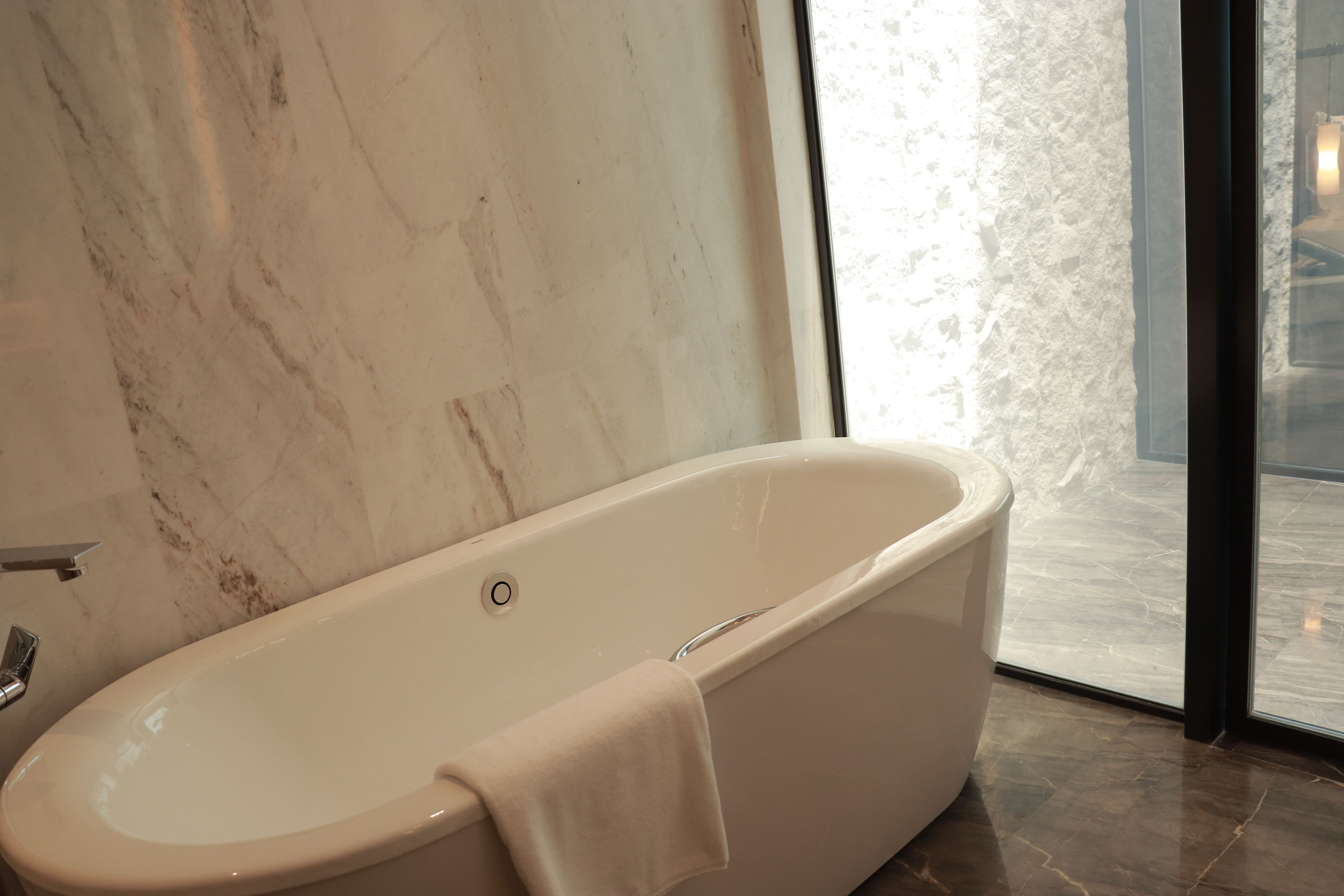 Guest room bath at the Wyndham Garden Jinjiang in Xishuangbanna Dai Autonomous P, Other than US/Canada