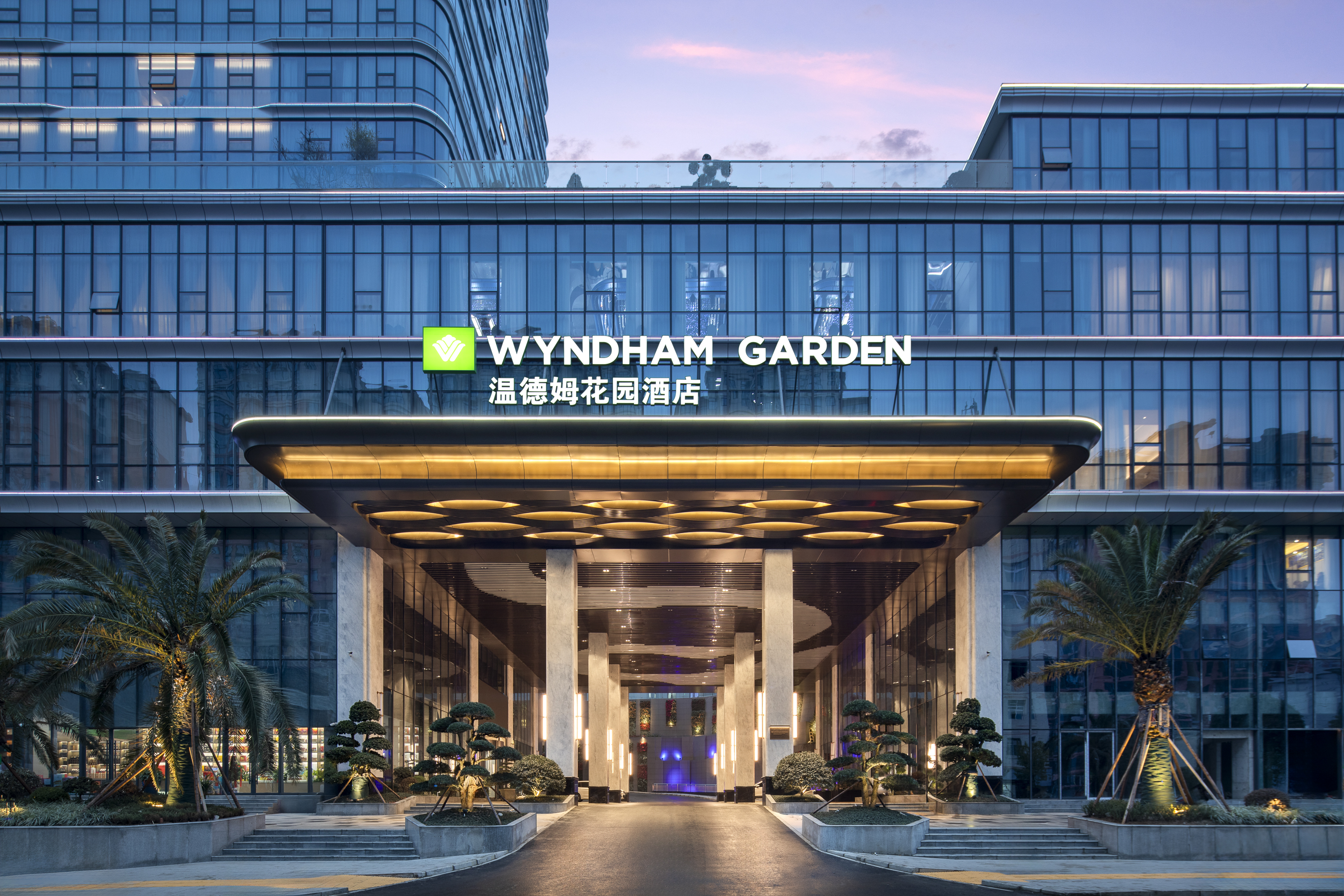 Exterior of Wyndham Garden Xunyang Downtown hotel in Xunyang, Other than US/Canada