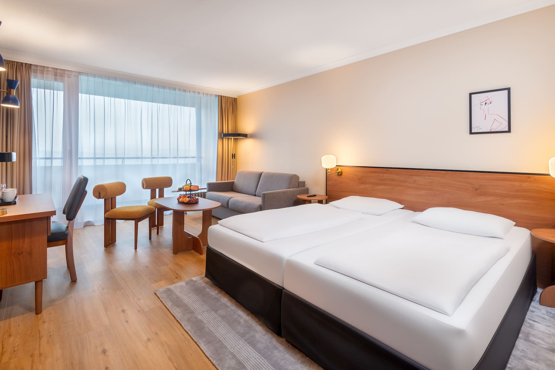 Guest room at the Wyndham Garden Lahnstein Koblenz in Lahnstein, Other than US/Canada