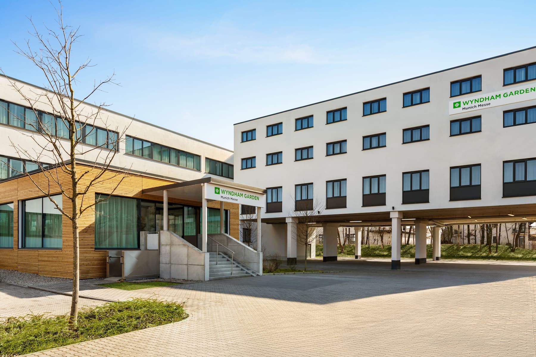 Exterior of Wyndham Garden Munich Messe hotel in Munich, Other than US/Canada