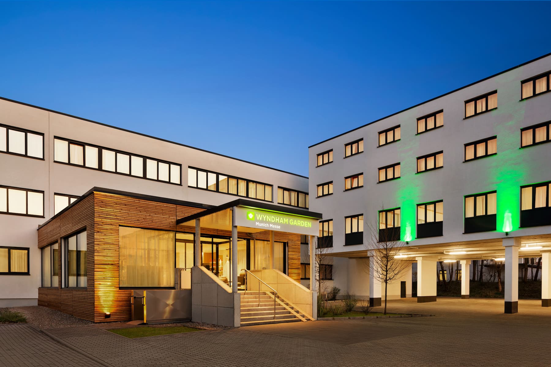 Exterior of Wyndham Garden Munich Messe hotel in Munich, Other than US/Canada
