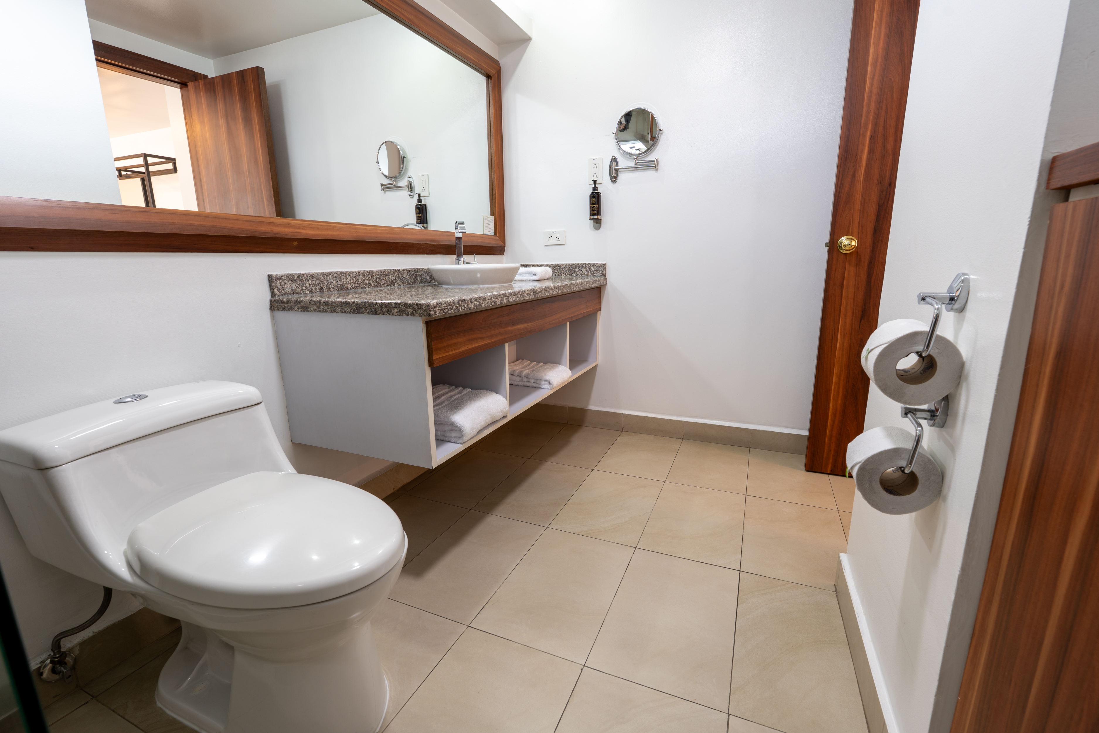 Guest room bath at the Wyndham Garden Quito in Quito, Other than US/Canada