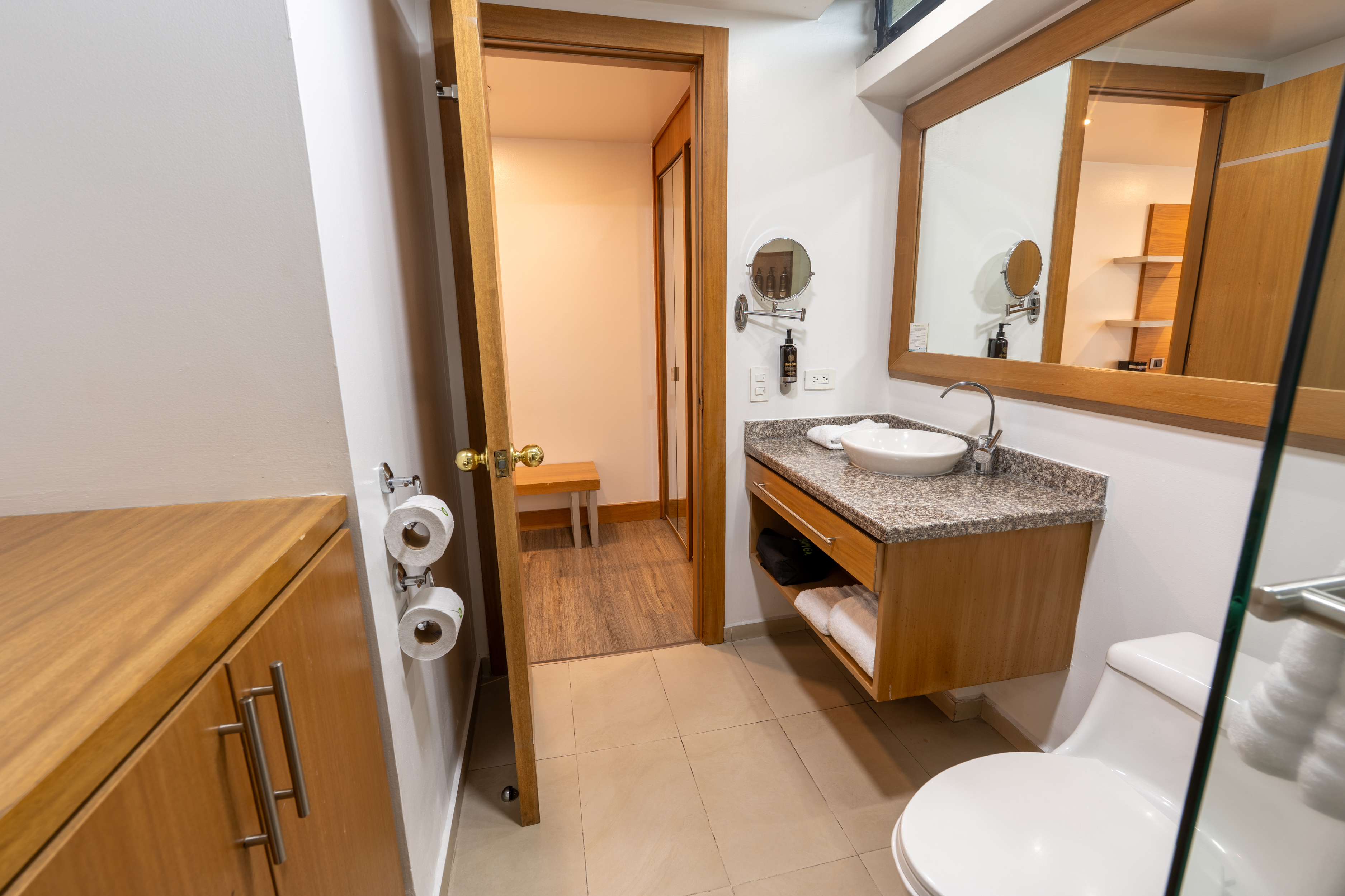 Guest room bath at the Wyndham Garden Quito in Quito, Other than US/Canada