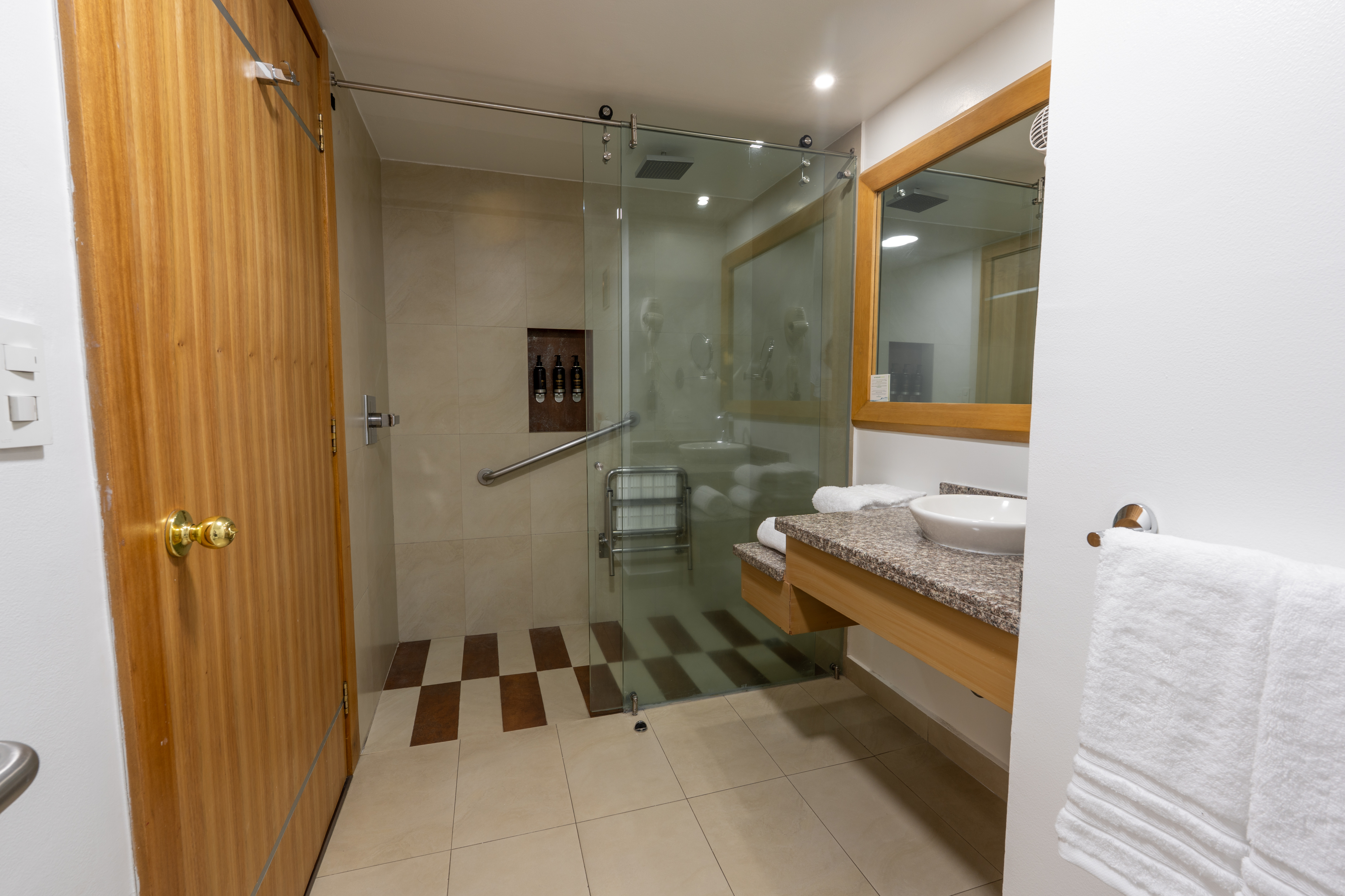 Guest room bath at the Wyndham Garden Quito in Quito, Other than US/Canada