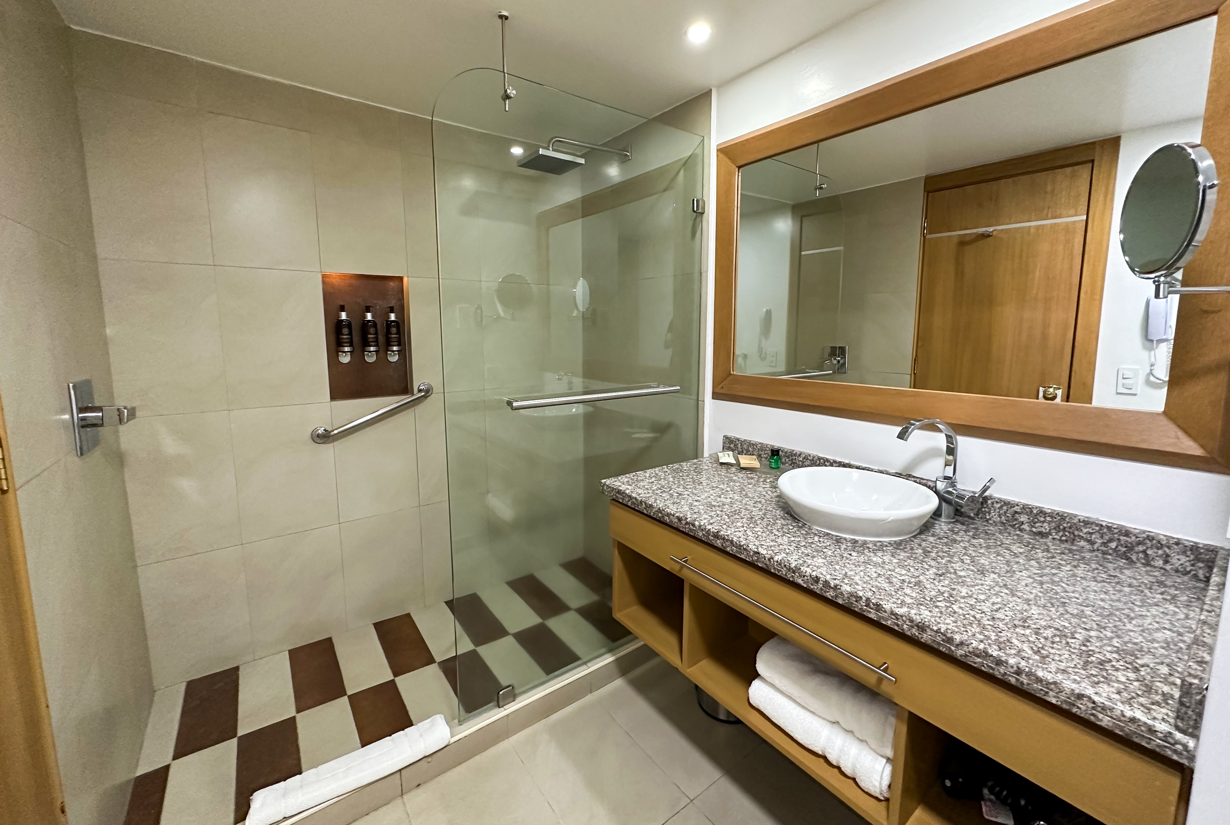 Guest room bath at the Wyndham Garden Quito in Quito, Other than US/Canada