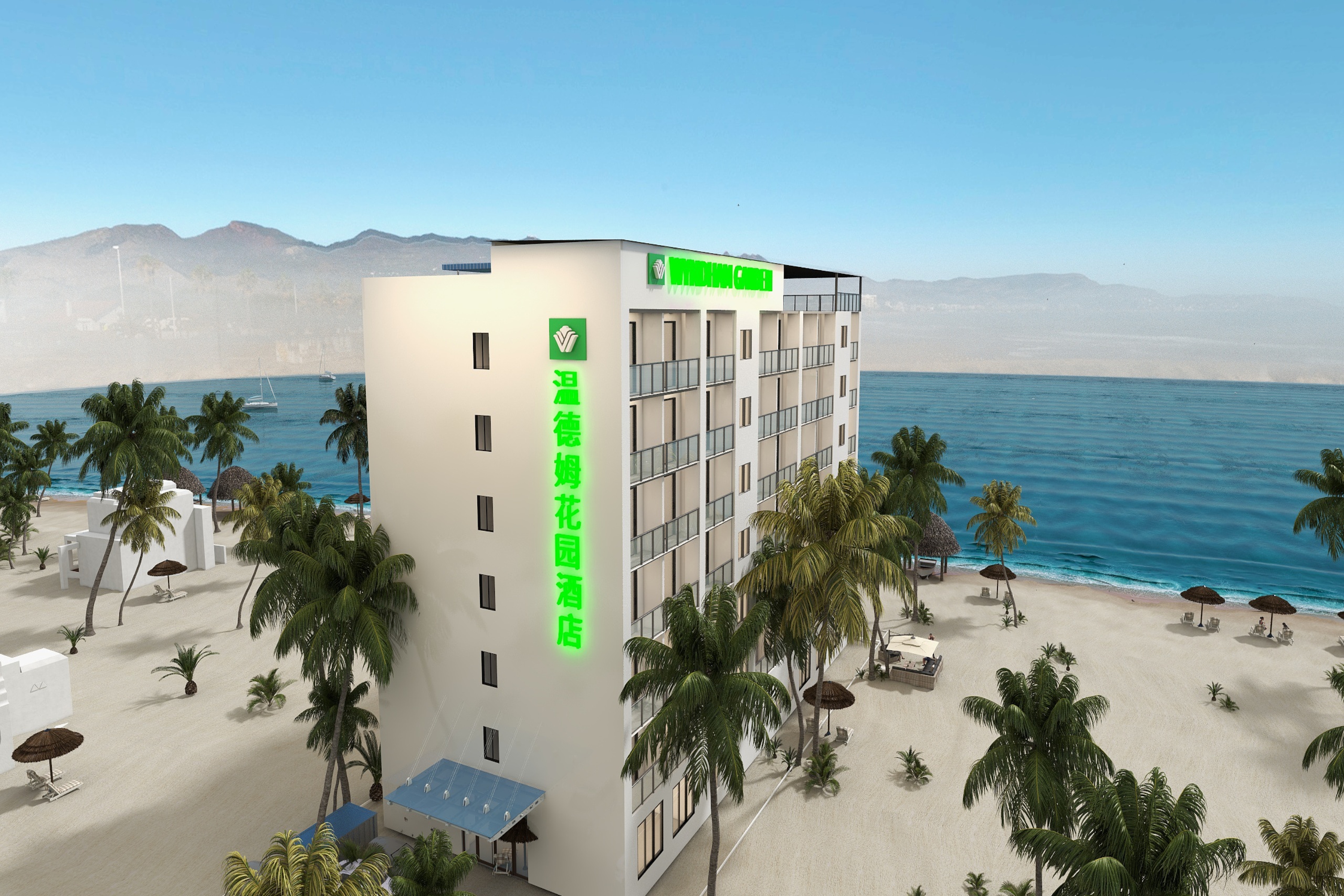 Exterior of Wyndham Garden Wailoaloa Beach Fiji hotel in Nadi, Other than US/Canada