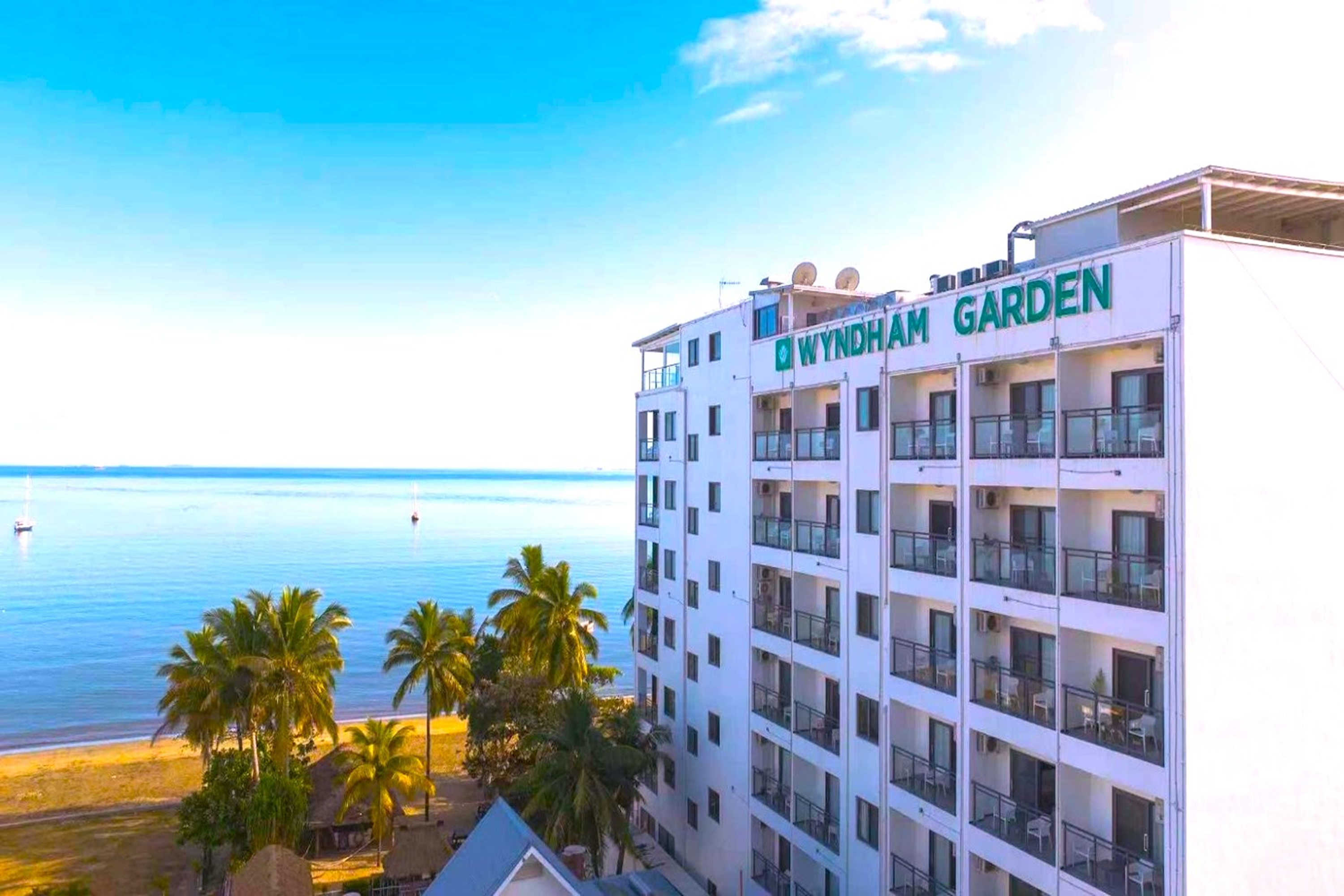 Exterior of Wyndham Garden Wailoaloa Beach Fiji hotel in Nadi, Other than US/Canada
