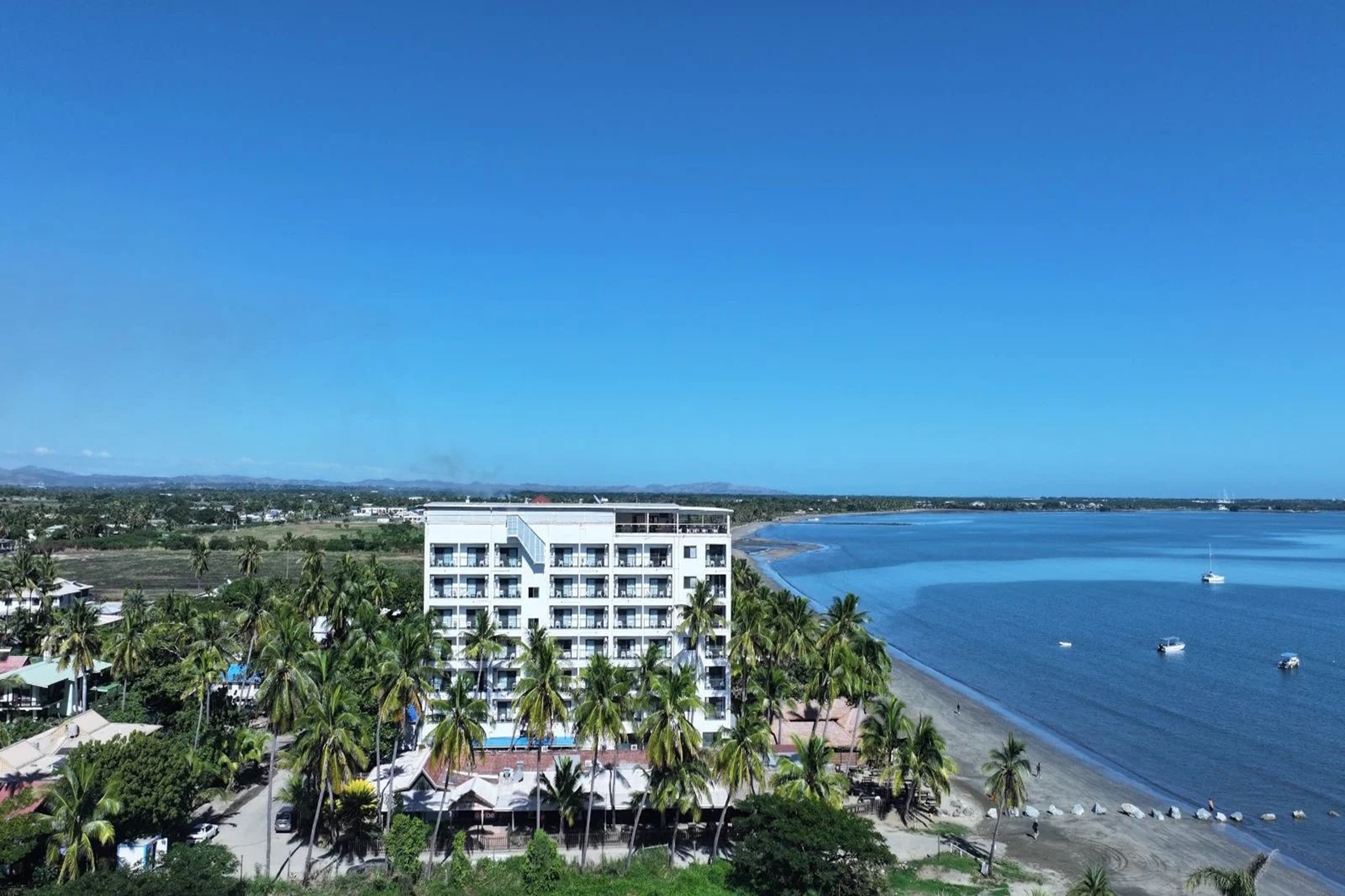 Exterior of Wyndham Garden Wailoaloa Beach Fiji hotel in Nadi, Other than US/Canada